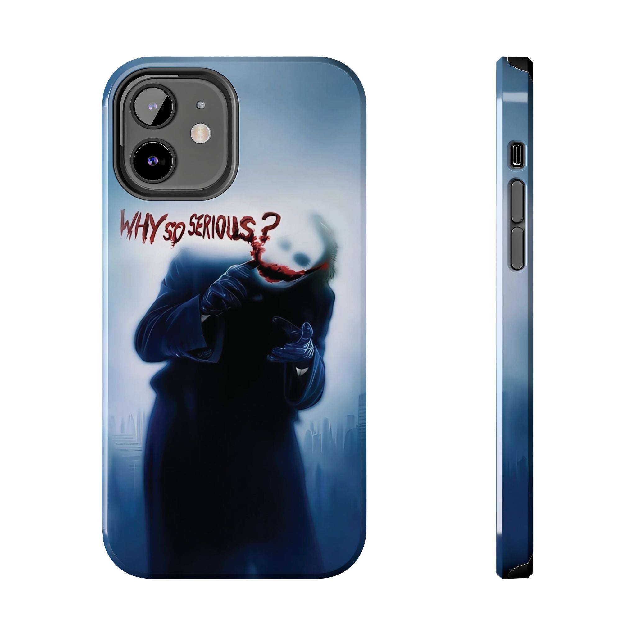 Tough Phone Cases, Dark Humor Phone Cover, Joker Inspired Case, Gifts for Movie Fans, Unique Phone Protector, Cool Accessories
