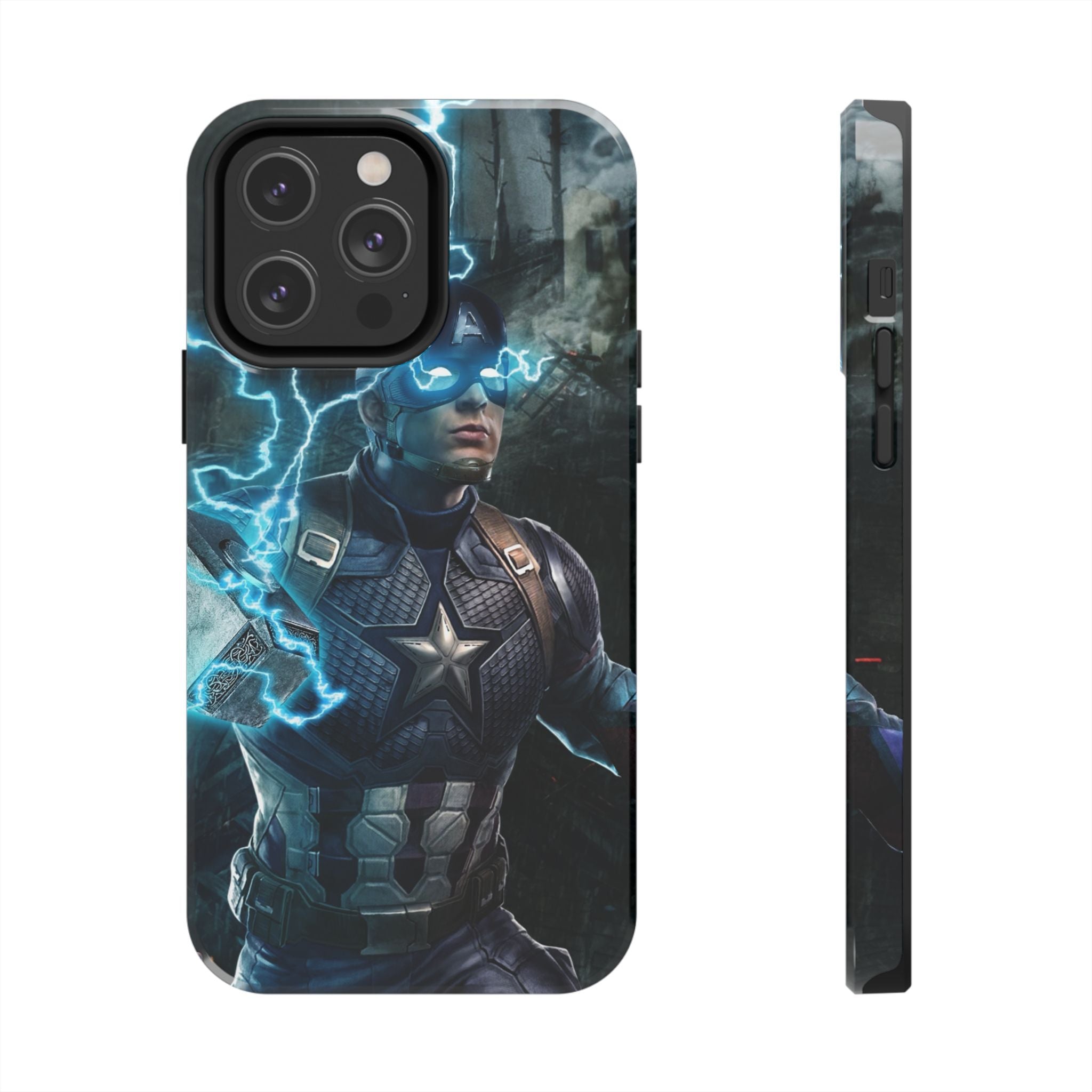 Captain America Superhero Tough Phone Cases, Hero Phone Cover, Gift for Gamers, Superhero Accessory, Durable Phone Case for Every Occasion