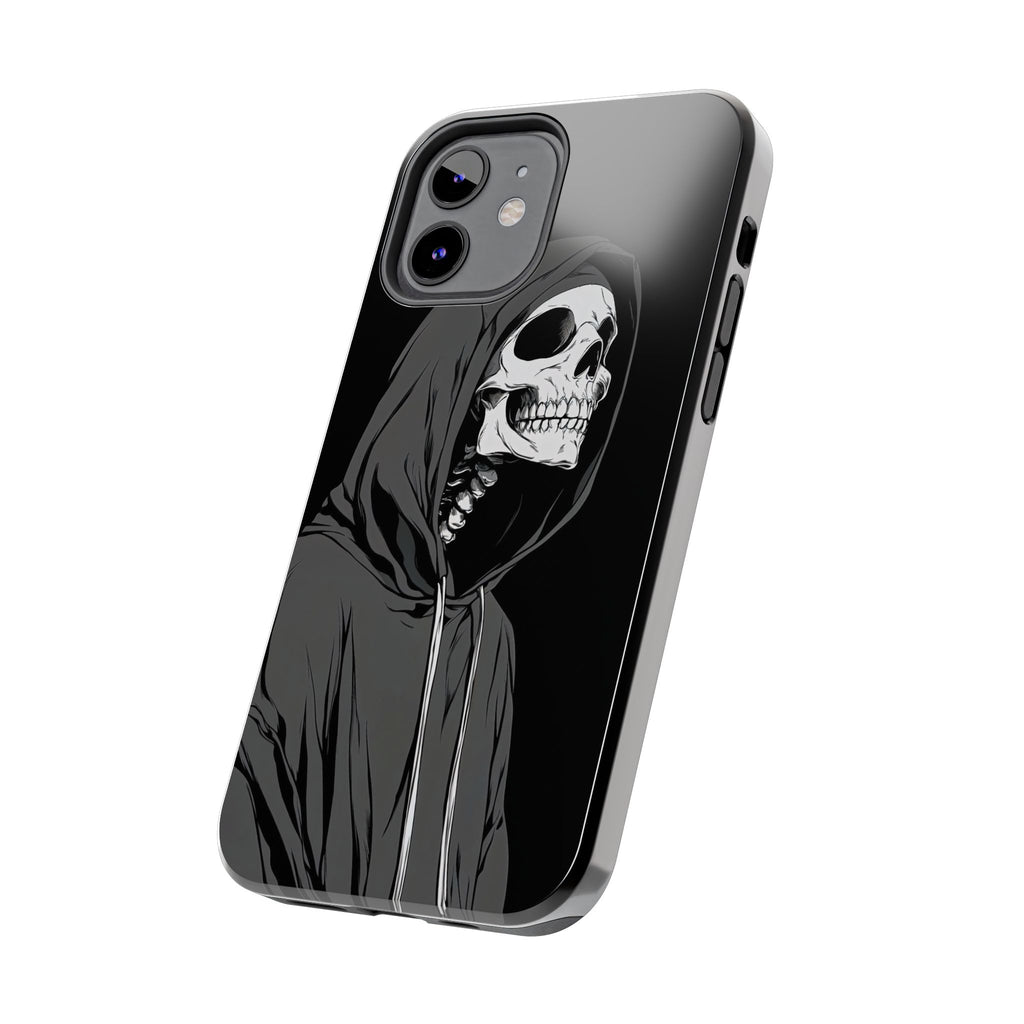 Edgy Skull Phone Cases, Protective Phone Cover, Goth Aesthetic, Halloween Decor, Unique Gift
