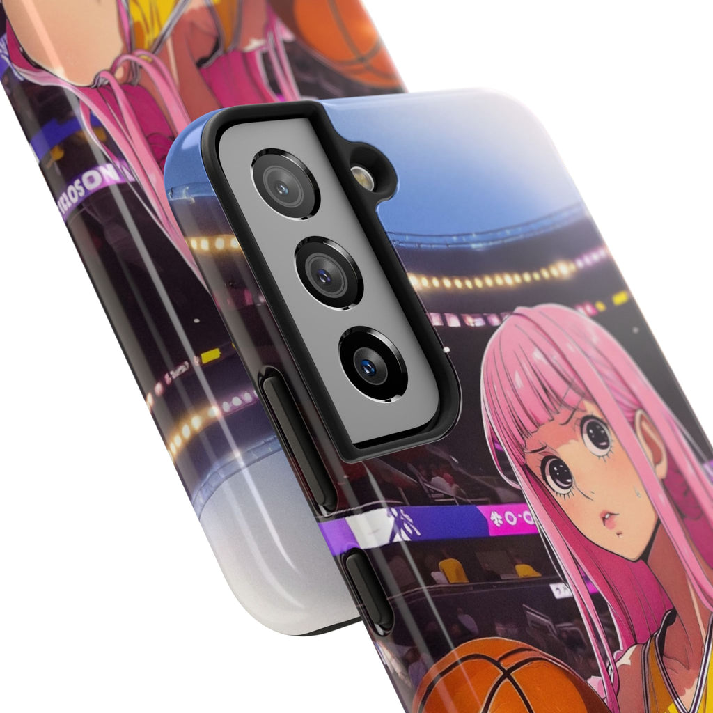 Sporty Anime Phone Cases - Tough Protection, Unique Basketball Design, Gift for Fans, Durable Soft Case, Perfect for Sports Lovers