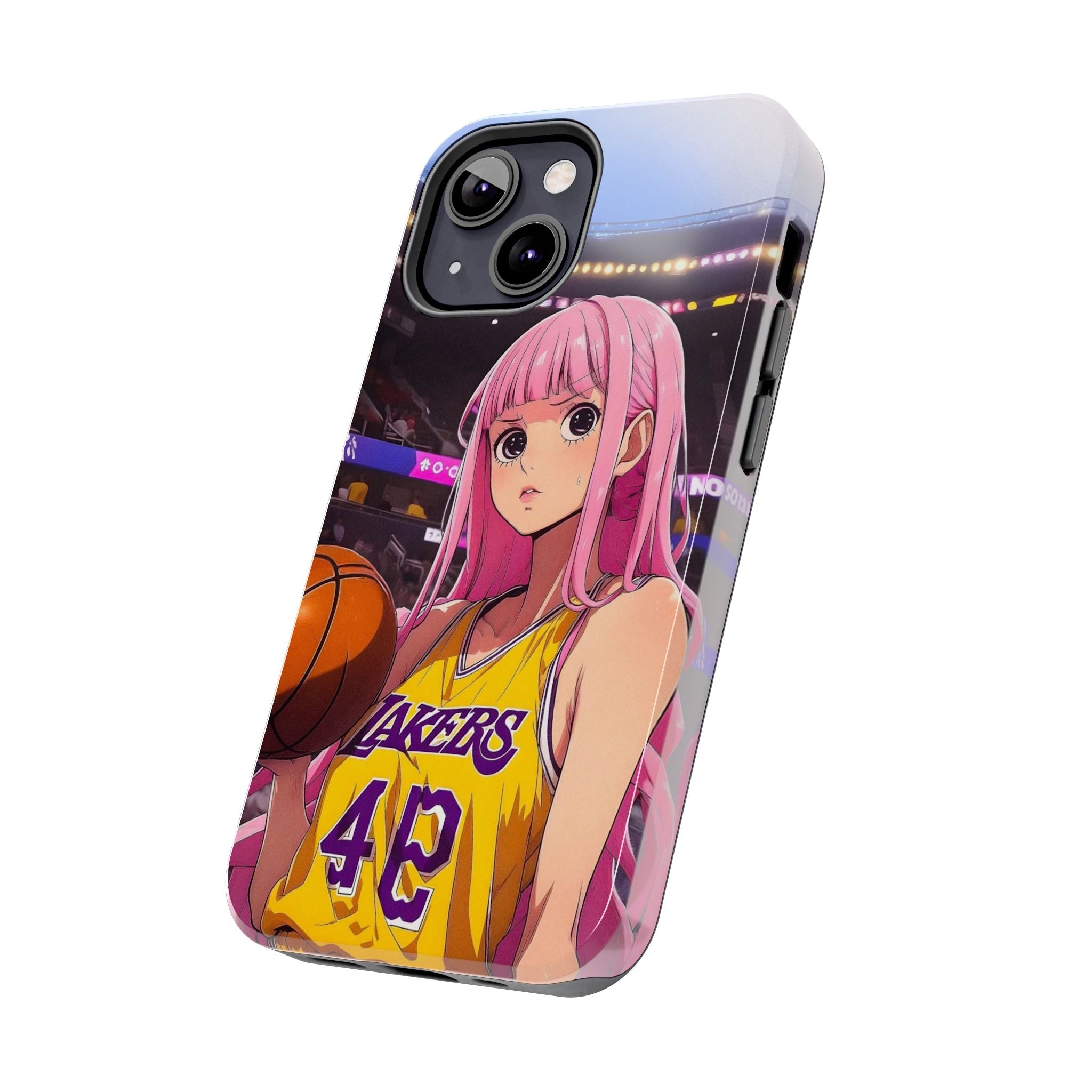 Sporty Anime Phone Cases - Tough Protection, Unique Basketball Design, Gift for Fans, Durable Soft Case, Perfect for Sports Lovers