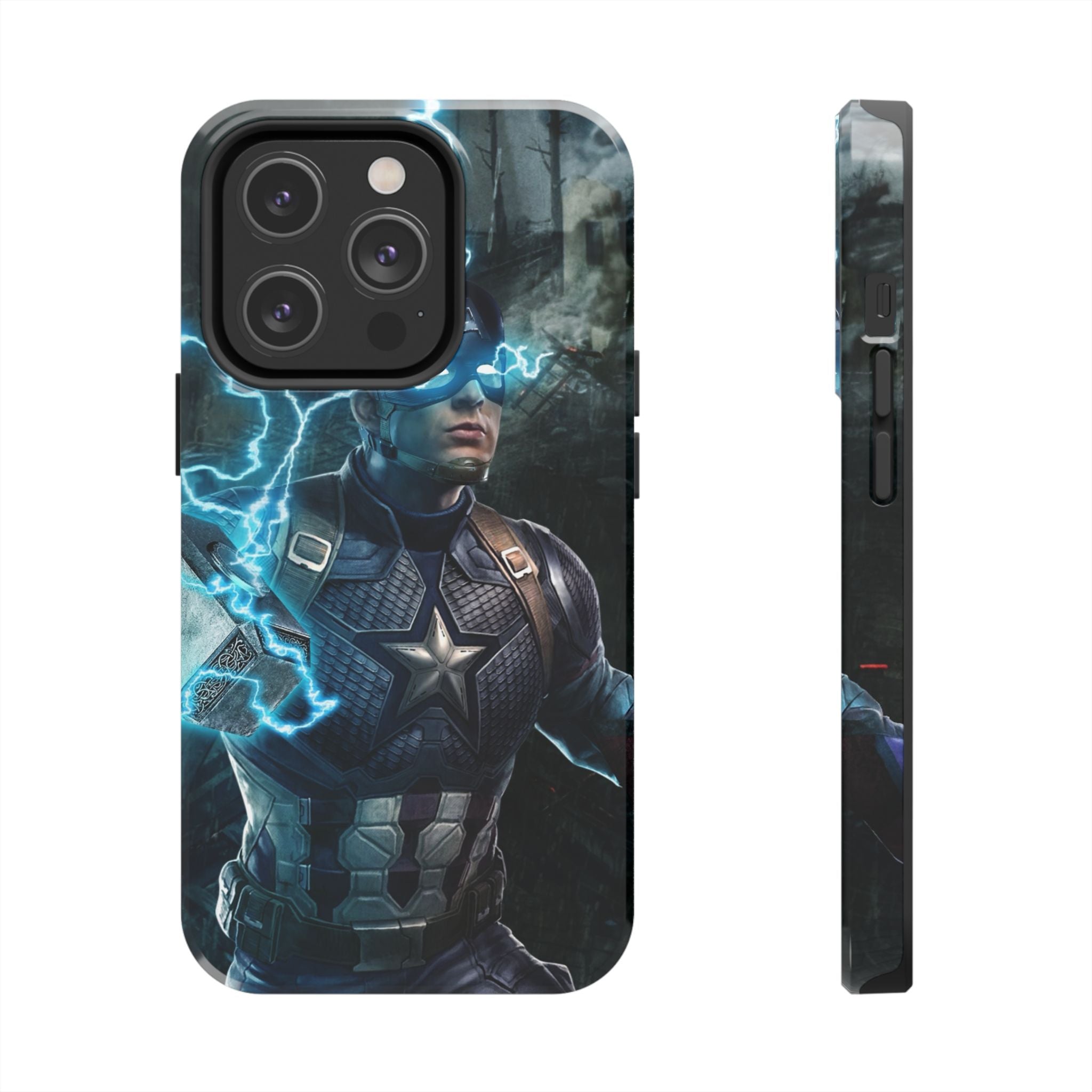 Captain America Superhero Tough Phone Cases, Hero Phone Cover, Gift for Gamers, Superhero Accessory, Durable Phone Case for Every Occasion