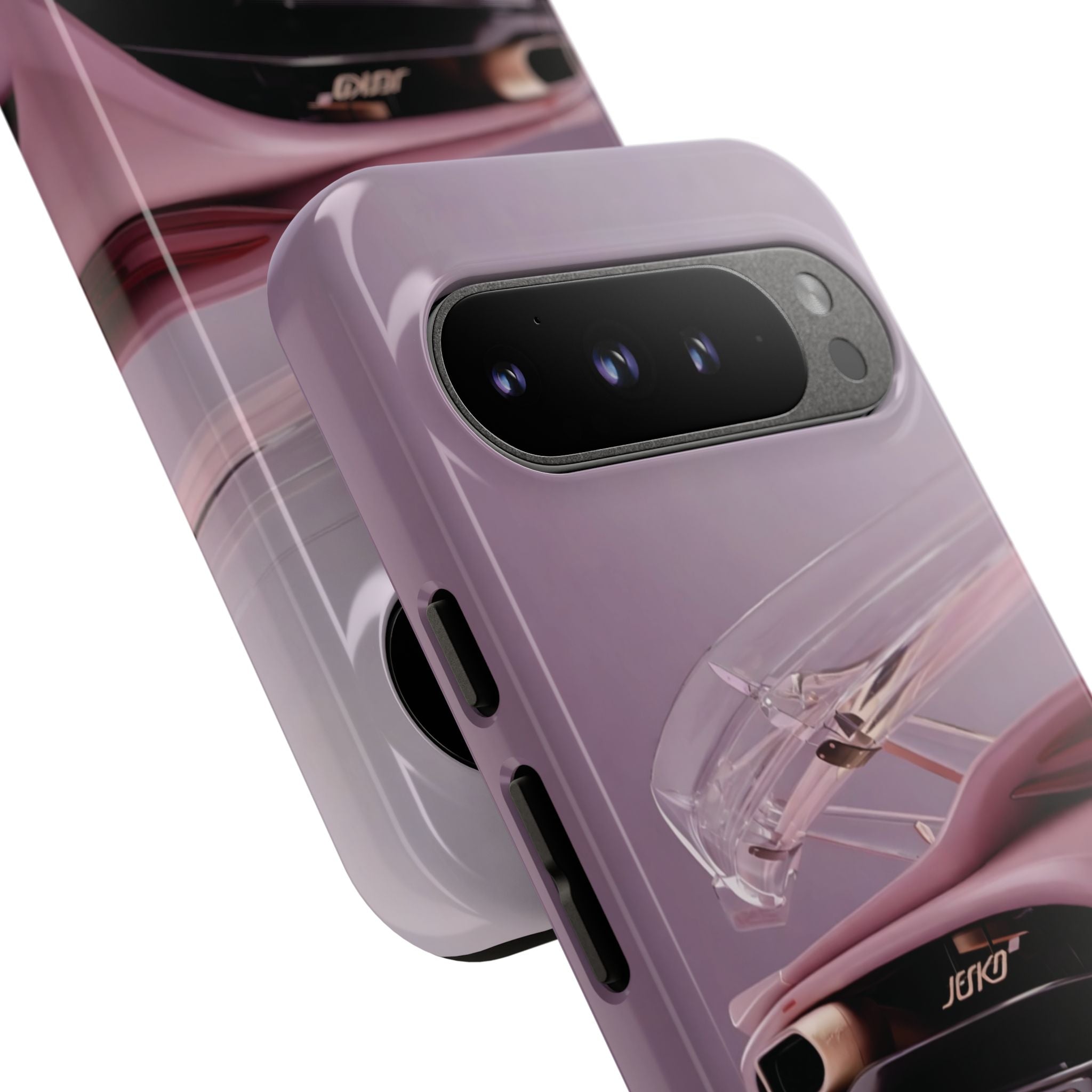 Pink Hyper Car Phone Case — Retro Automotive iPhone Cover