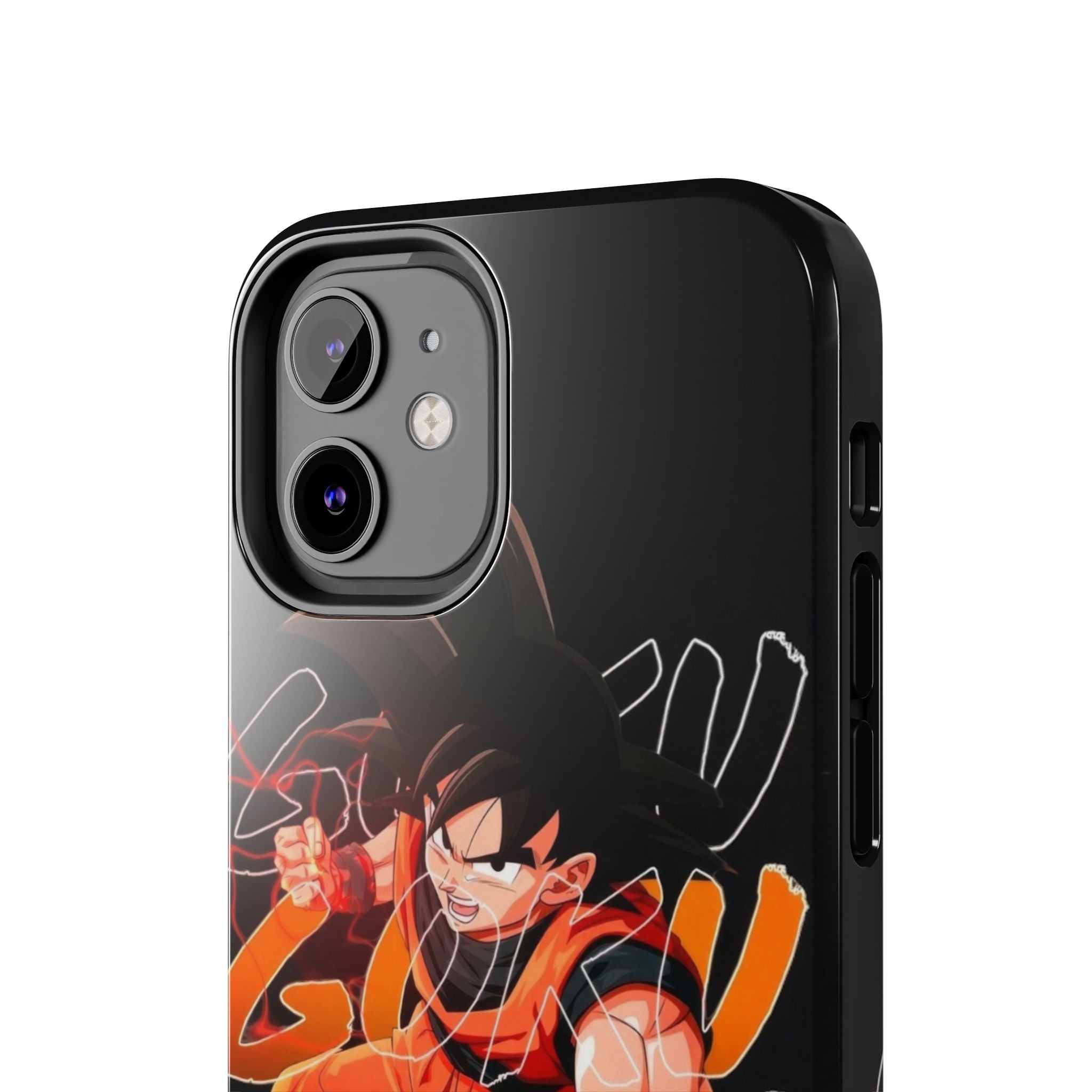 Anime Tough Phone Cases, Goku Strength Case, Durable Phone Cover, Gaming Phone Accessory, Cartoon Phone Case, Gift for Fans