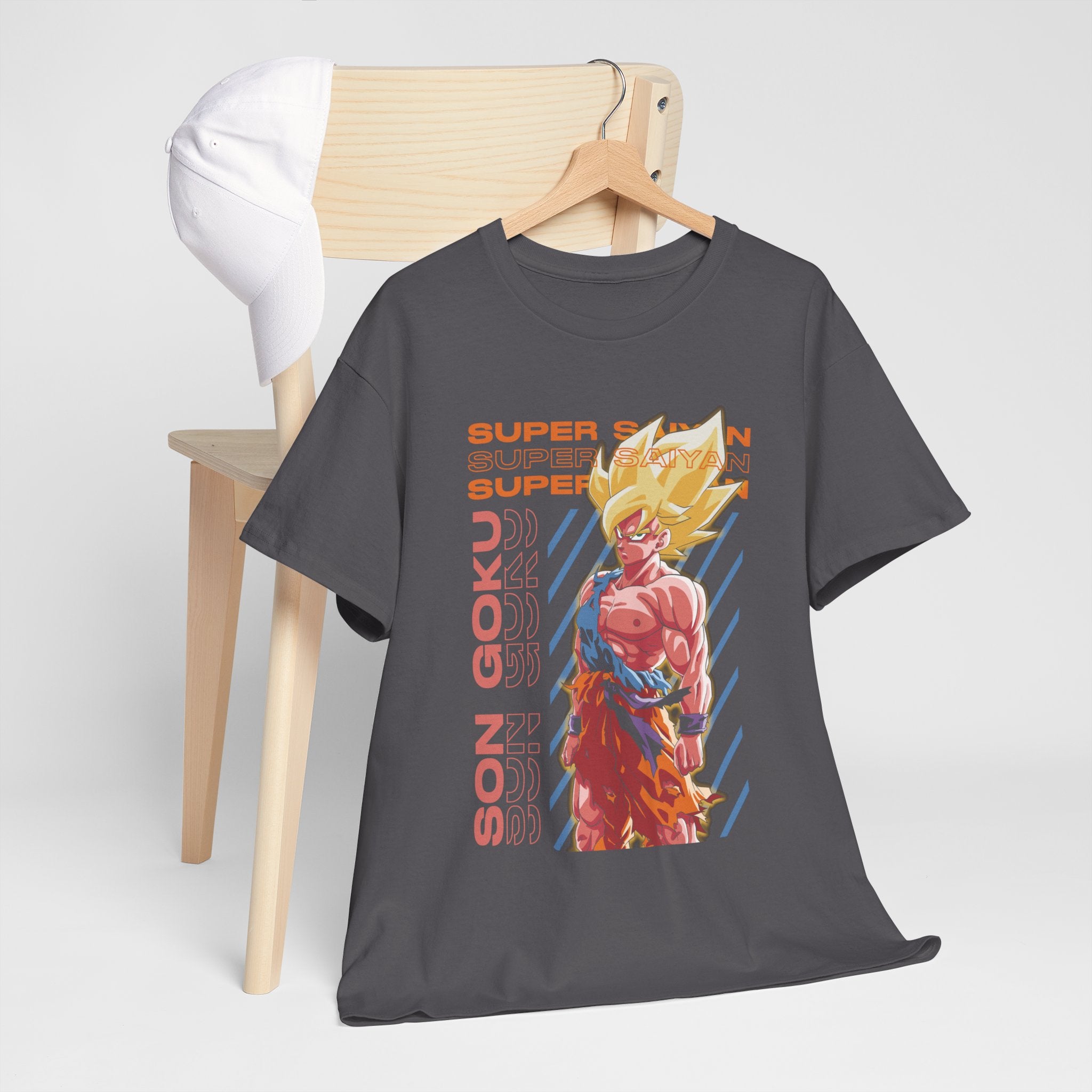 Son Goku Super Saiyan Graphic Tee — Anime Dragon Ball Z Shirt