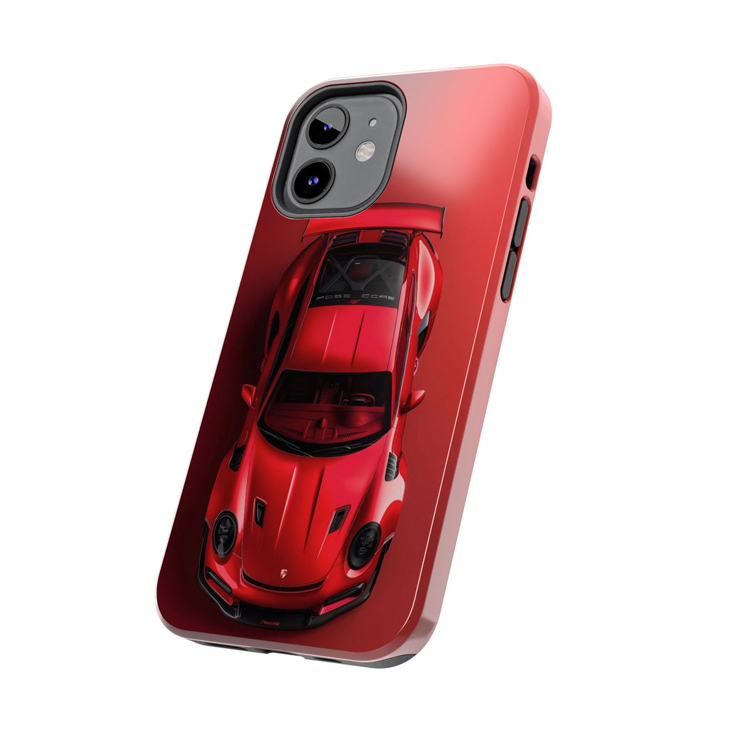 Sleek Sports Car Phone Cases for Automotive Enthusiasts, Durable Phone Covers, Car Lover Gifts, Stylish Tech Accessories, Red Racing Design
