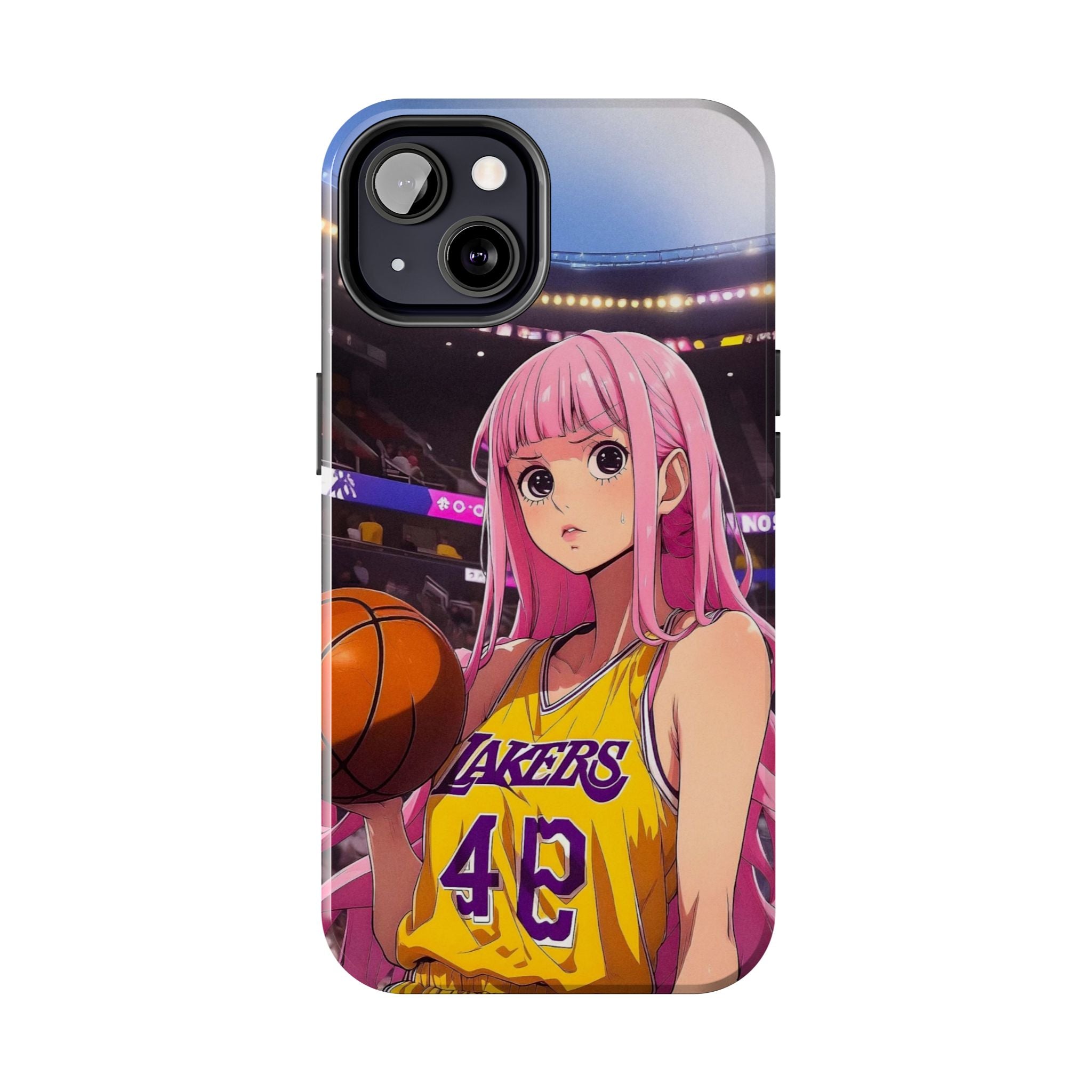 Sporty Anime Phone Cases - Tough Protection, Unique Basketball Design, Gift for Fans, Durable Soft Case, Perfect for Sports Lovers