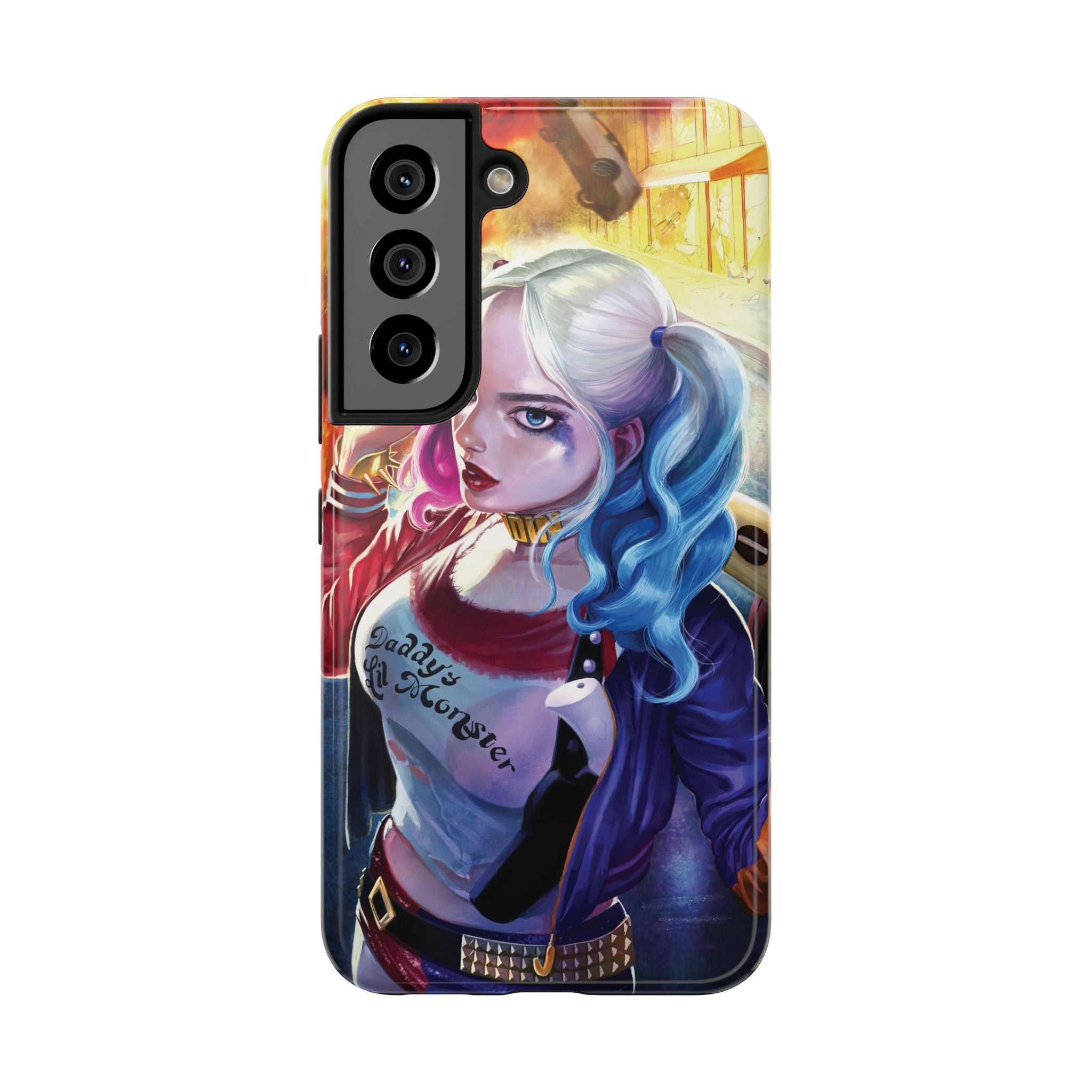 Harley Quinn Tough Phone Cases, Stylish Phone Protector for Women, Anime Style Mobile Cover, Unique Gift for Gamers, Pop Culture Accessories