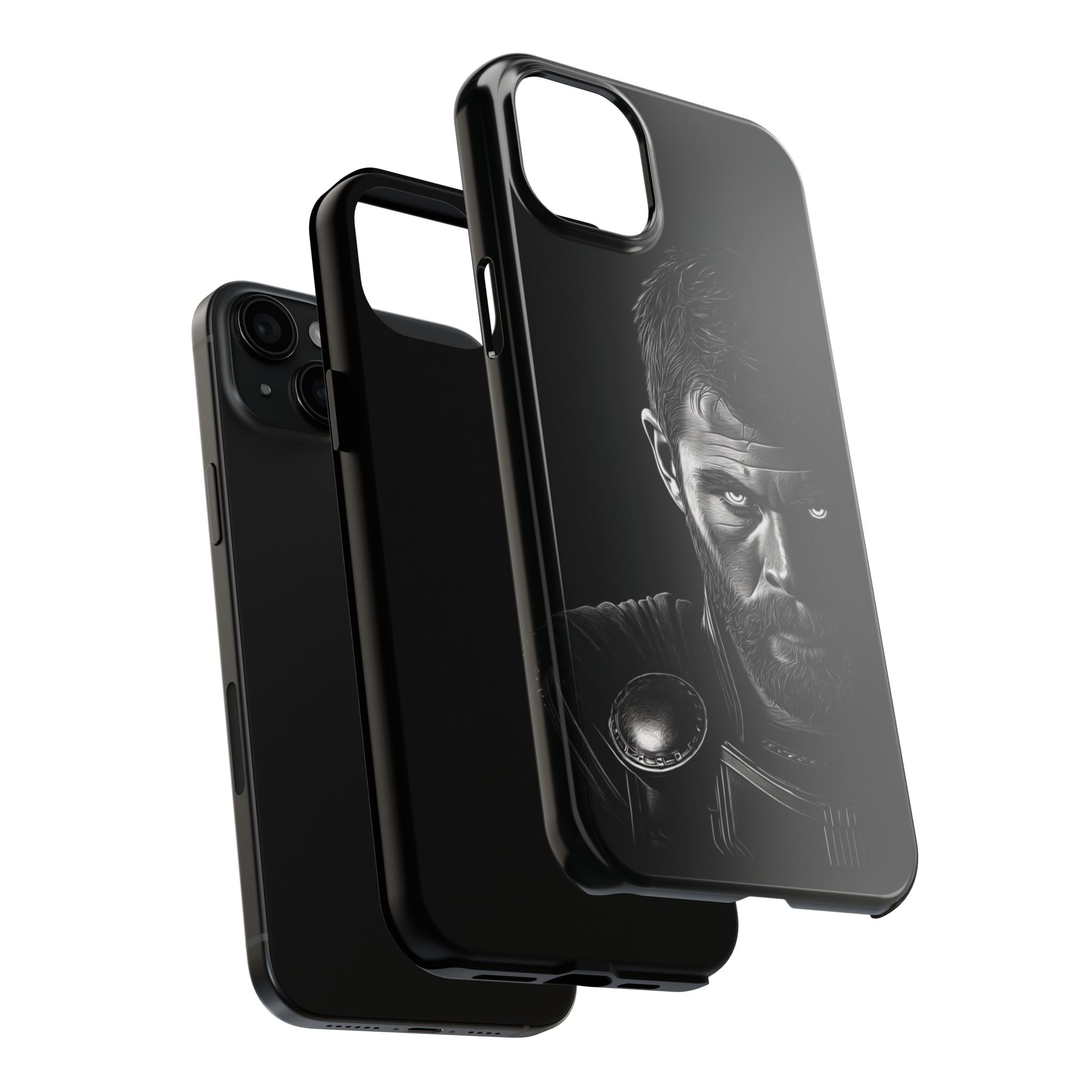 Tough Phone Cases featuring Warrior Design, Rugged Protector, Gift for Adventurers, Customizable Case, Durable Phone Cover