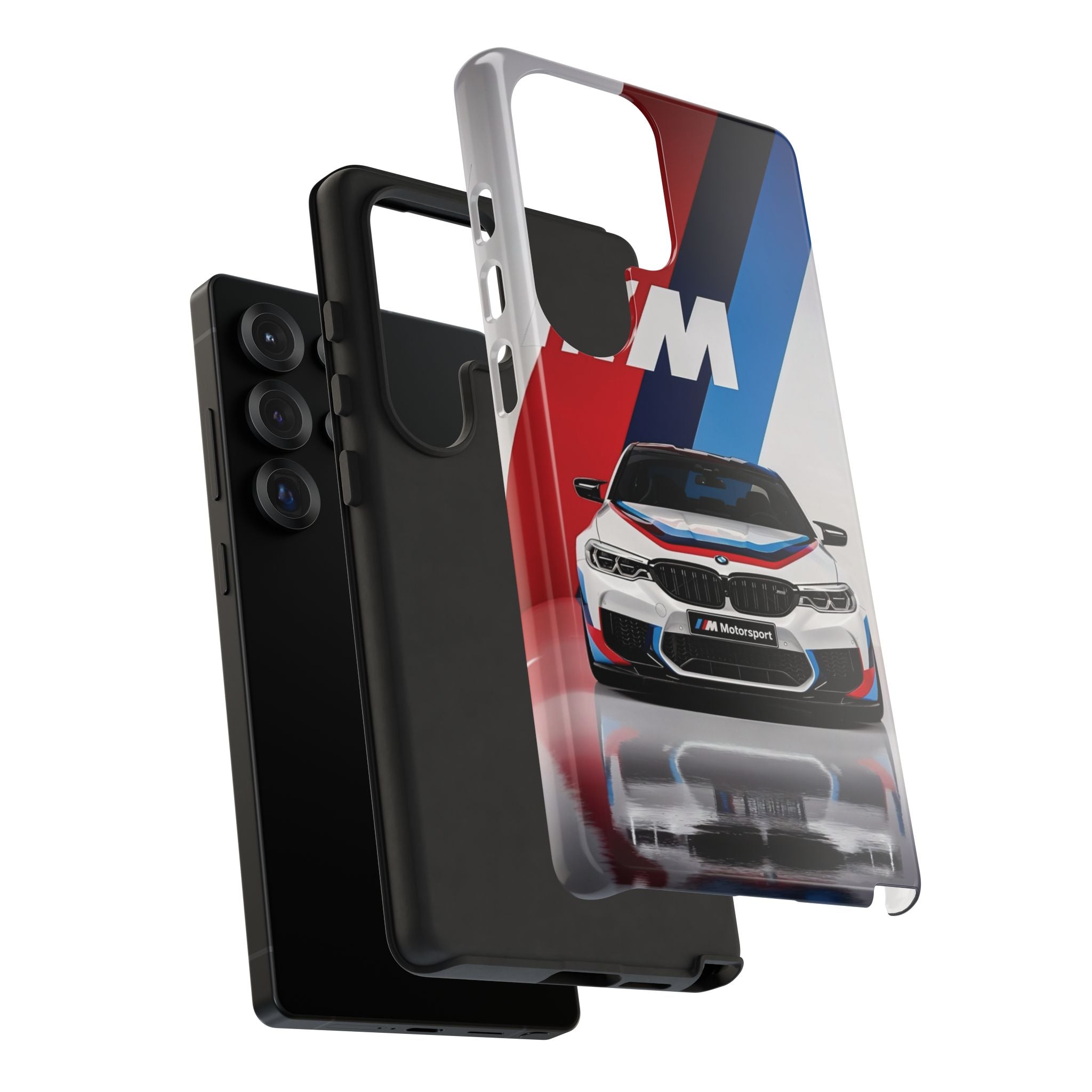 Racing Stripe Tough Phone Case — Motorsport Car Graphic