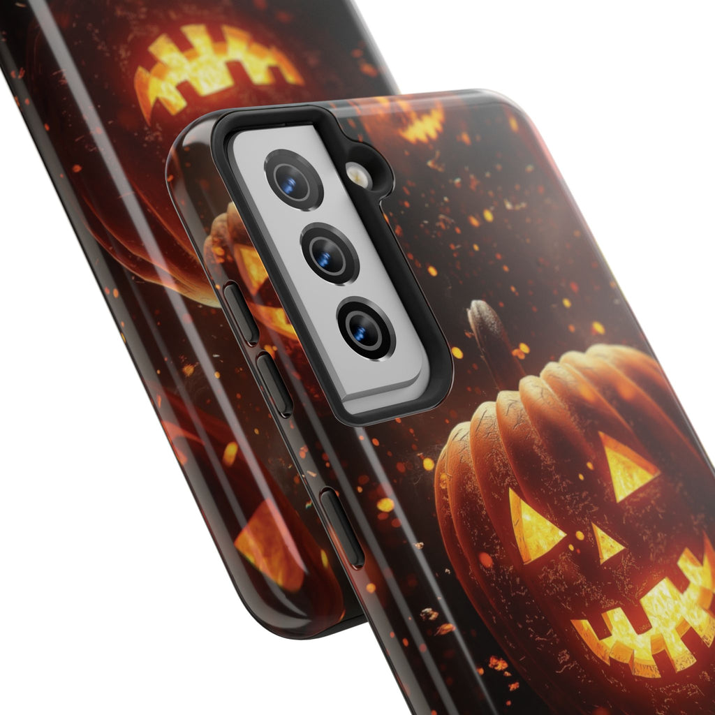Halloween Pumpkin Tough Phone Cases, Spooky Mobile Covers, Fall Decor, Halloween Gift, Pumpkin Design, Halloween Accessories