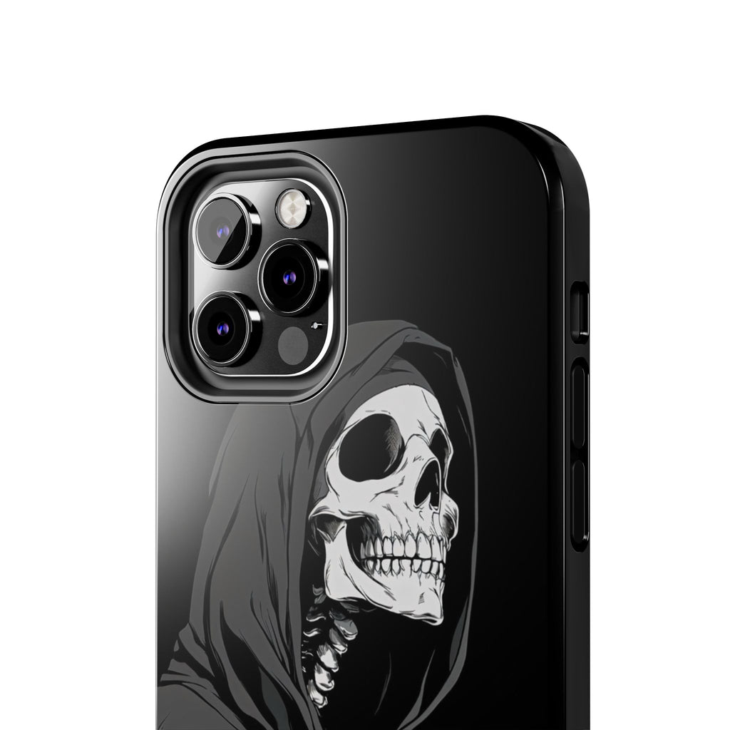Edgy Skull Phone Cases, Protective Phone Cover, Goth Aesthetic, Halloween Decor, Unique Gift