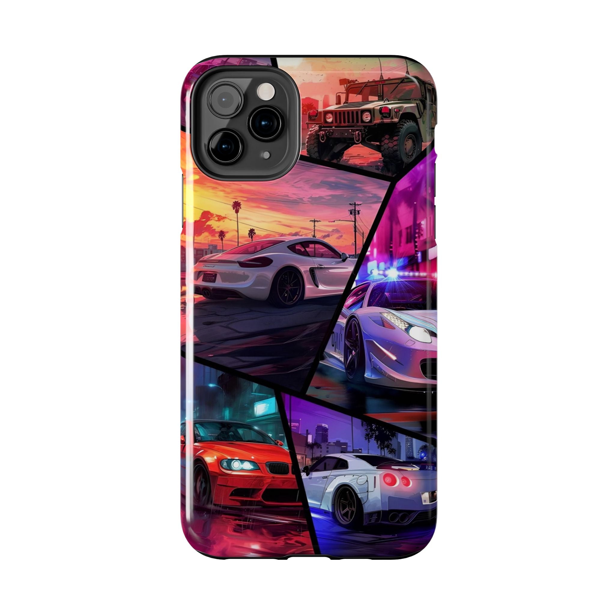 Vibrant Automotive Tough Phone Cases for Car Enthusiasts