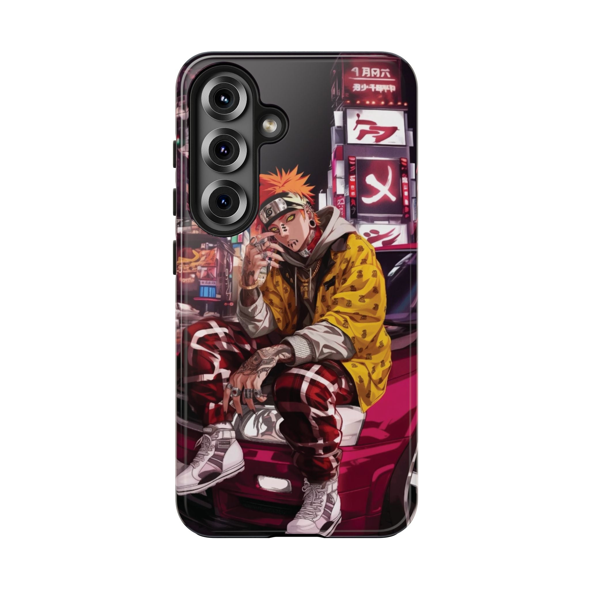 Urban Vibe Tough Phone Case - Anime Streetwear Design