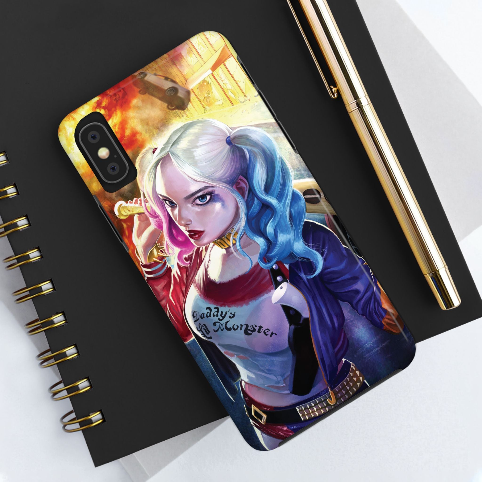 Harley Quinn Tough Phone Cases, Stylish Phone Protector for Women, Anime Style Mobile Cover, Unique Gift for Gamers, Pop Culture Accessories