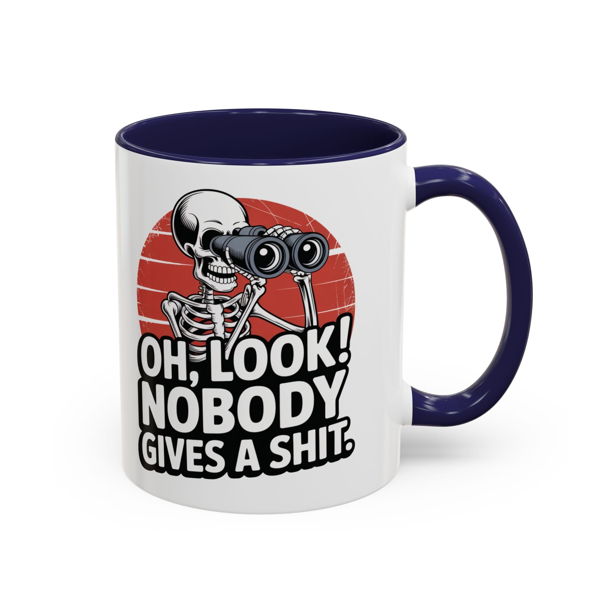 Skeleton Coffee Mug with Sassy Quote, Funny Gift for Friends, Office Humor, Halloween Décor, Unique Gift Idea