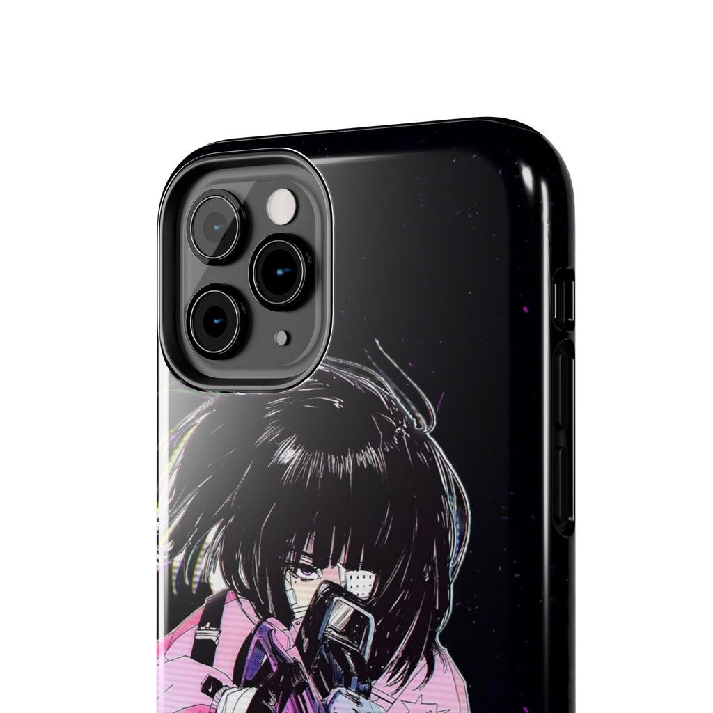 Anime-Style Tough Phone Cases with Edgy Designs, Perfect for Gamers, Cyberpunk Lovers, Gifts for Birthdays, Holidays, and Cosplay