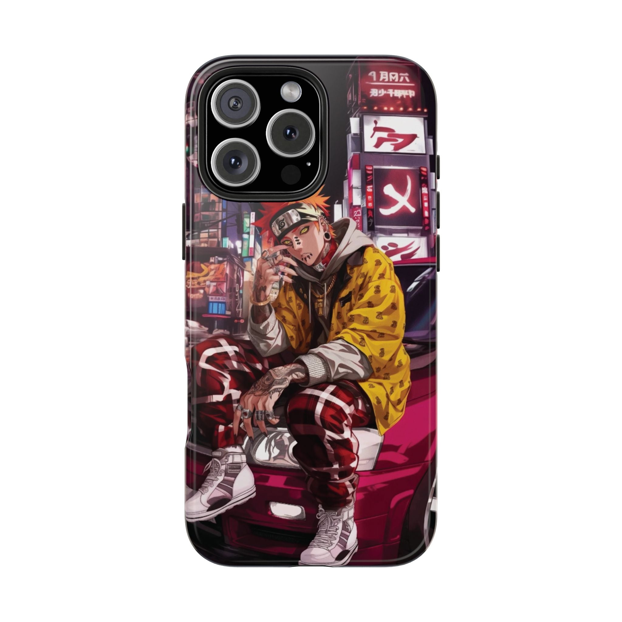 Urban Vibe Tough Phone Case - Anime Streetwear Design
