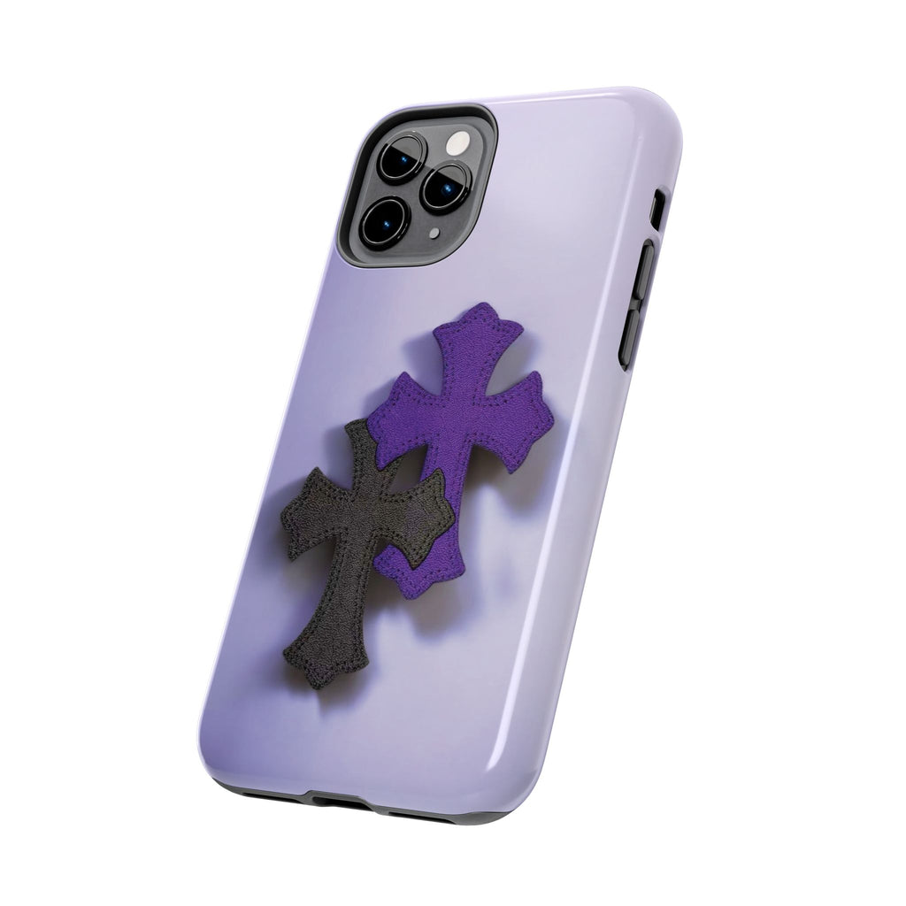 Cross Design Tough Phone Cases, Durable Phone Covers, Christian Gifts, Protective Cases for Men, Unique Tech Accessories