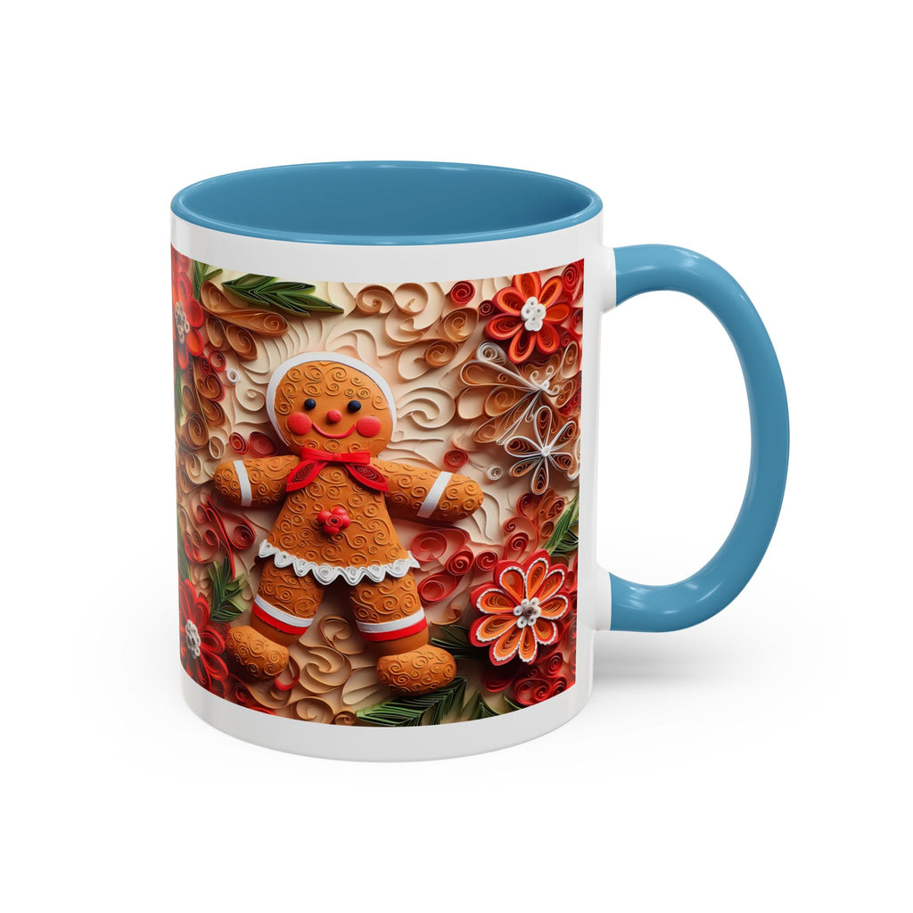 Gingerbread Christmas Coffee Mug, Festive Holiday Drinkware, Cute Gingerbread Man Mug, Winter Gift Idea, Coziness for Your Mornings