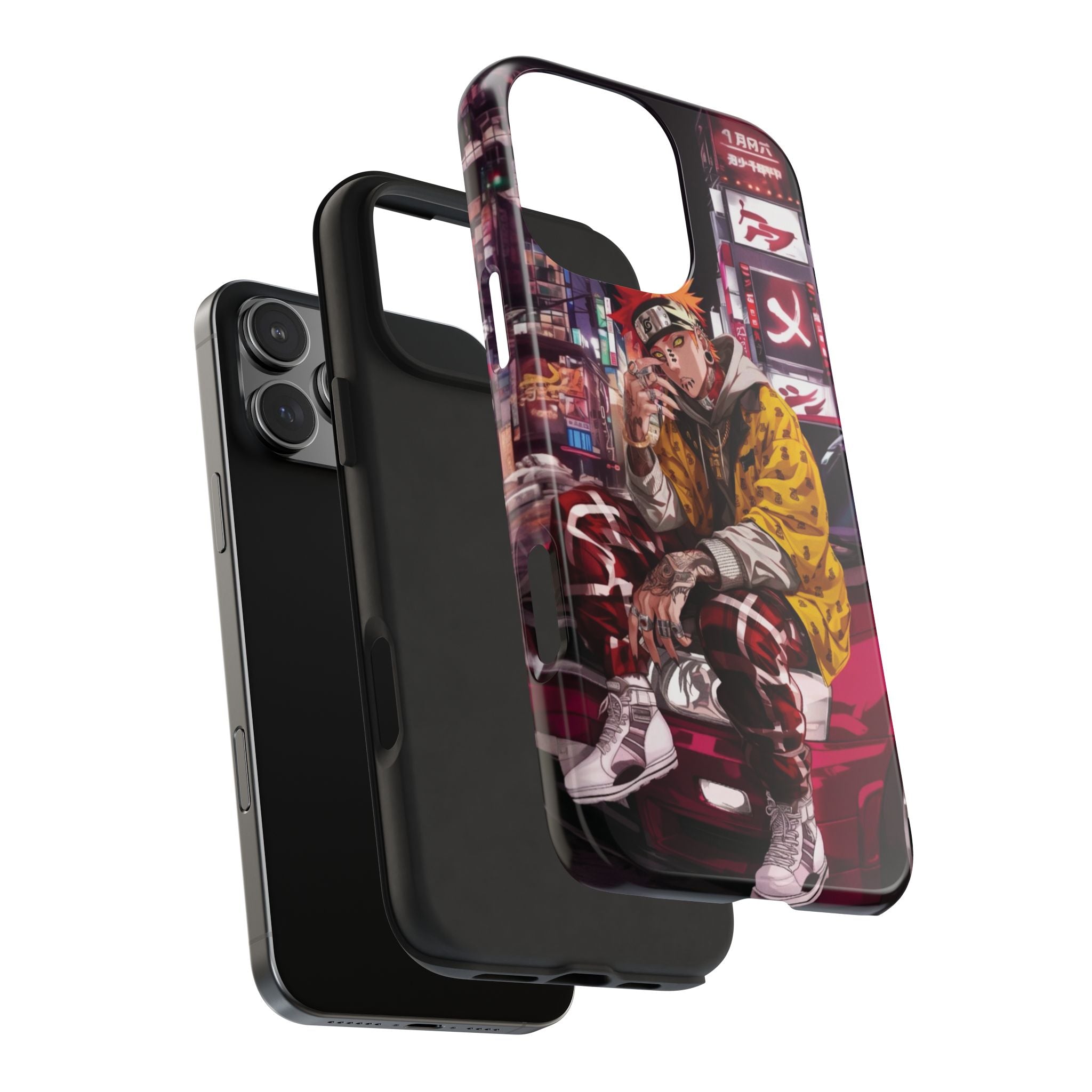 Urban Vibe Tough Phone Case - Anime Streetwear Design