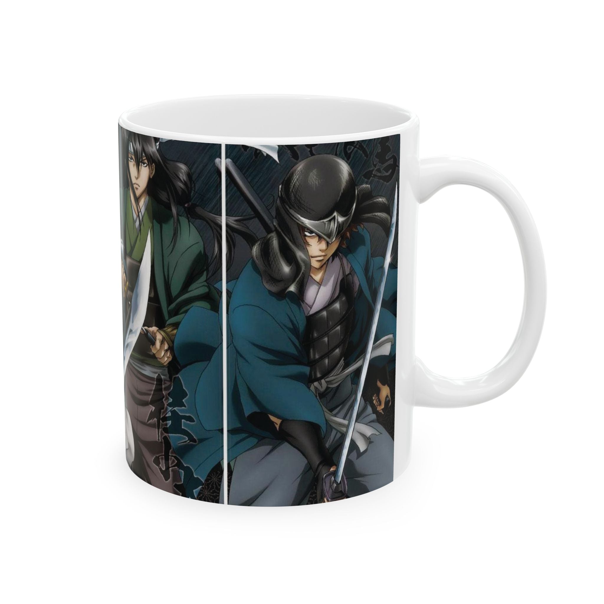 Anime Samurai Characters Ceramic Mug (11oz/15oz)