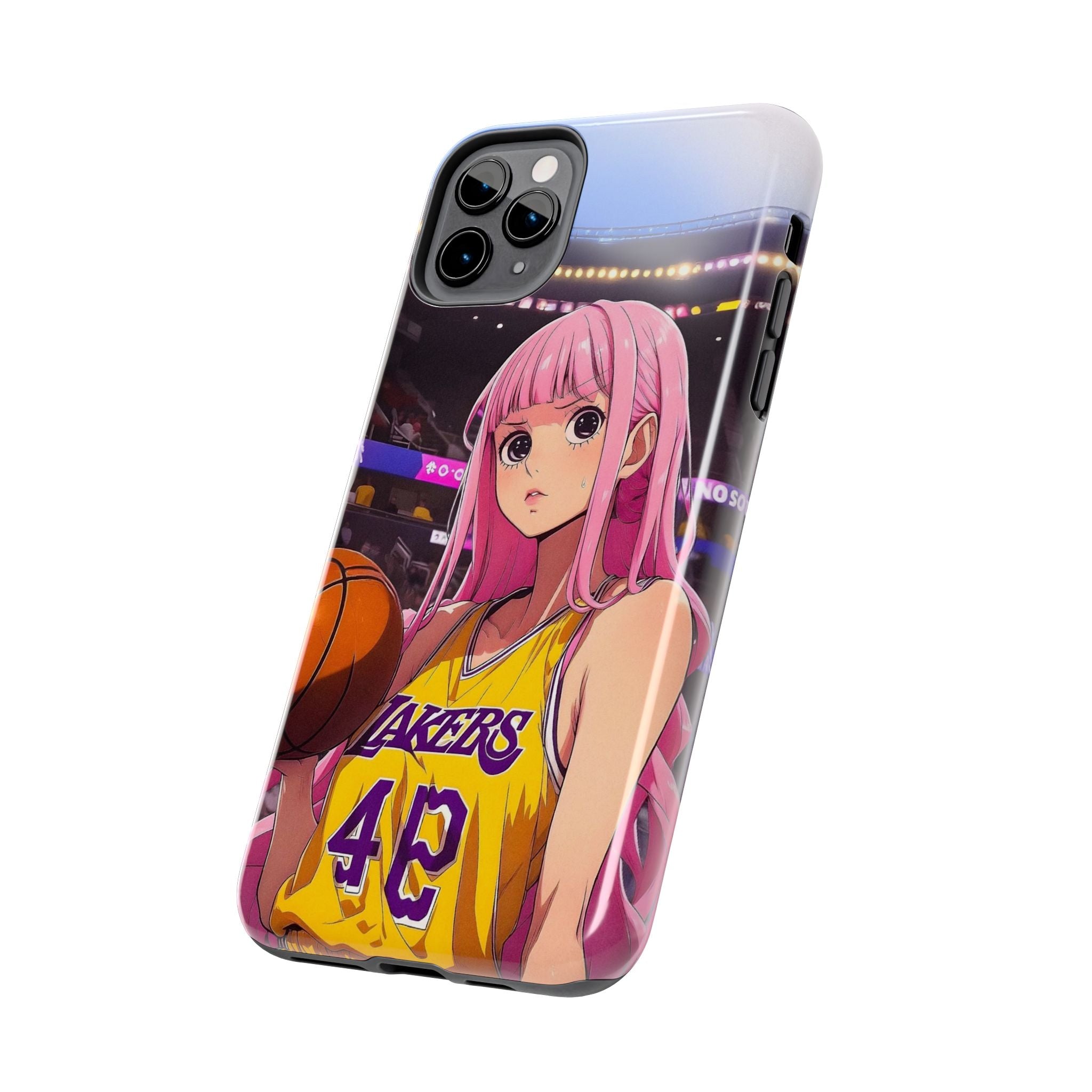 Sporty Anime Phone Cases - Tough Protection, Unique Basketball Design, Gift for Fans, Durable Soft Case, Perfect for Sports Lovers