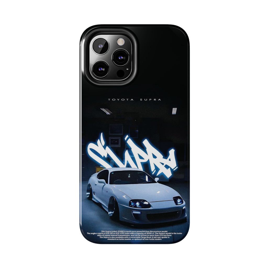 Toyota Supra Graffiti Phone Case - Tough & Stylish Protection for Car Enthusiasts