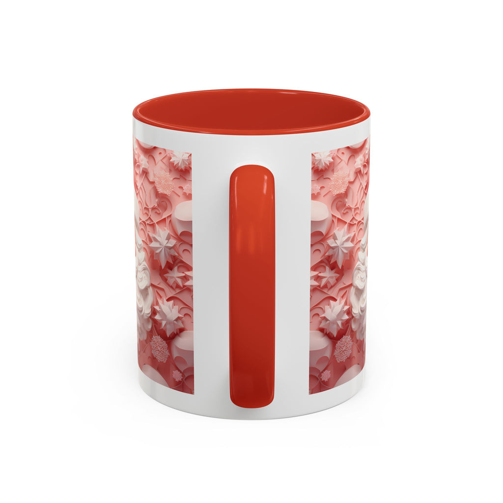 Festive Santa Coffee Mug, Christmas Mug, Holiday Gift, Winter Decoration, Cute Santa Artwork, Hot Cocoa Cup