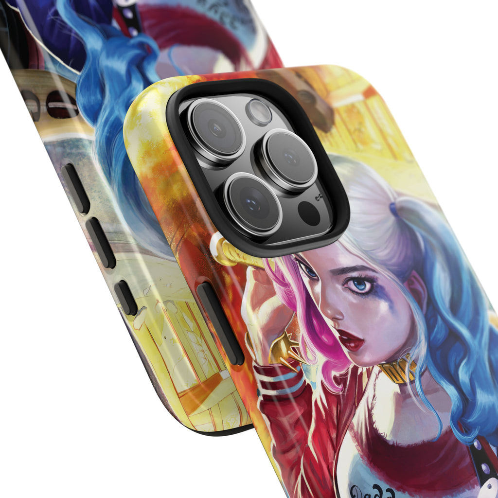 Harley Quinn Tough Phone Cases, Stylish Phone Protector for Women, Anime Style Mobile Cover, Unique Gift for Gamers, Pop Culture Accessories