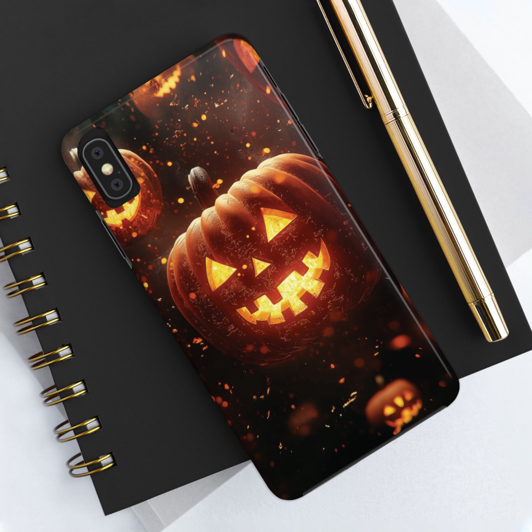 Halloween Pumpkin Tough Phone Cases, Spooky Mobile Covers, Fall Decor, Halloween Gift, Pumpkin Design, Halloween Accessories