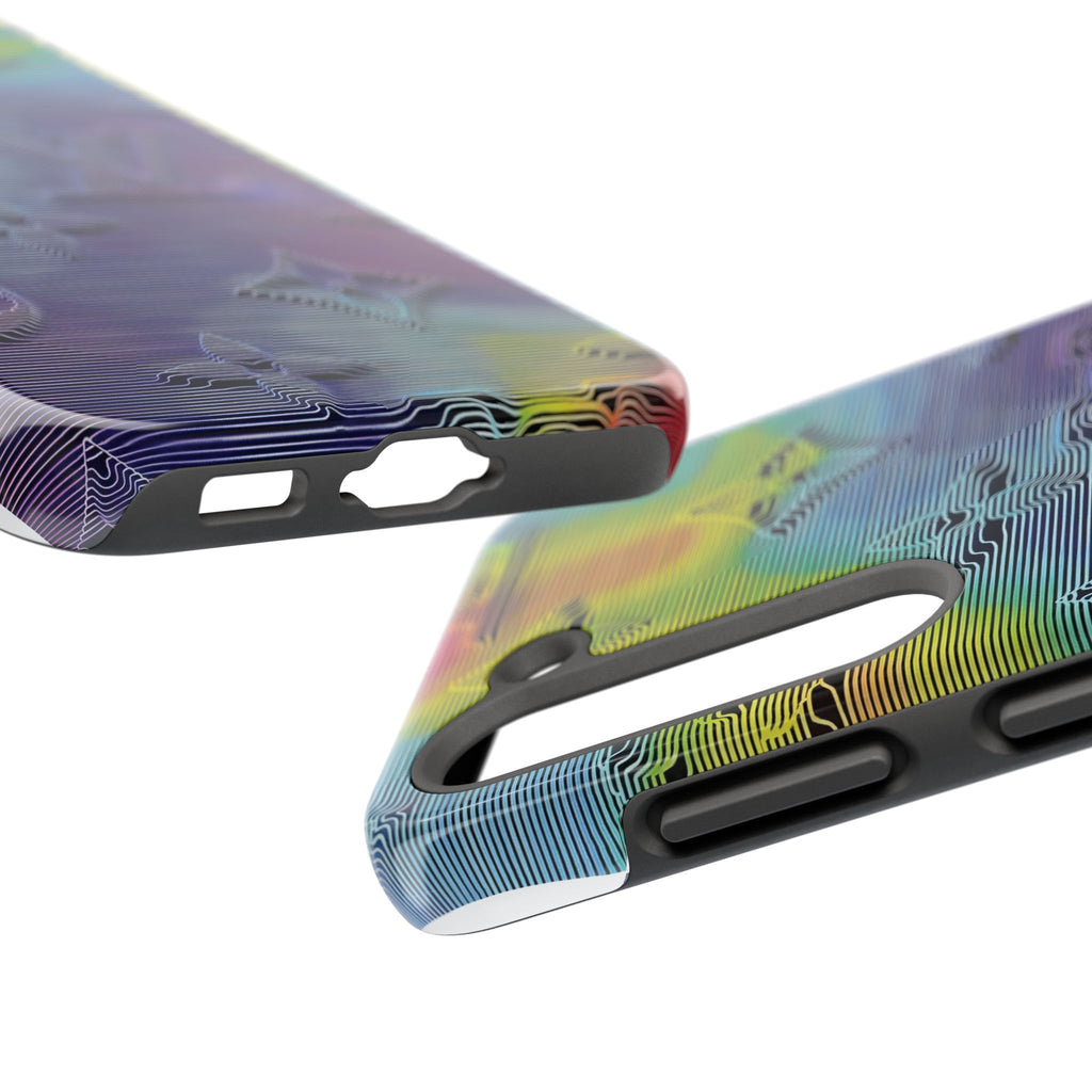Vibrant Designer Phone Cases - Chic Protection for Trendsetters, Fashion Accessory, Tech Gear, Perfect Gift Idea