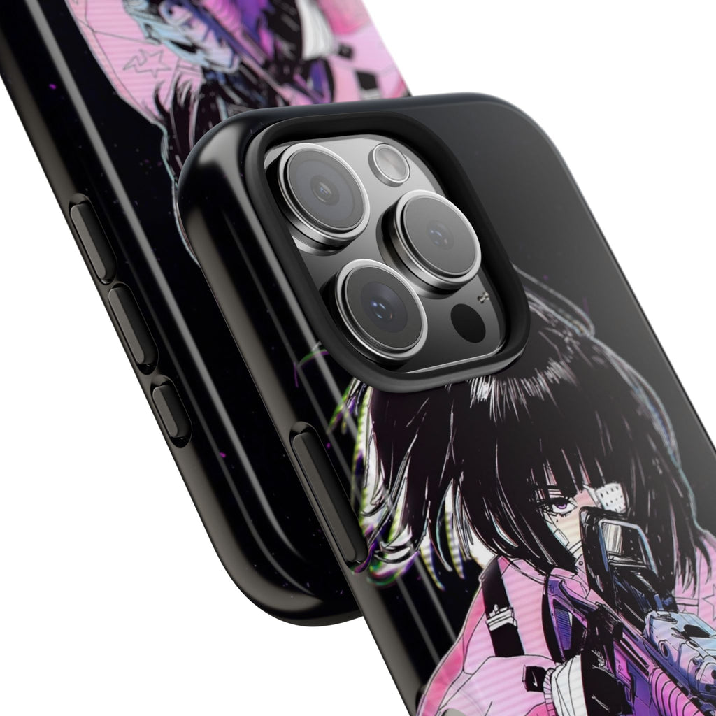 Anime-Style Tough Phone Cases with Edgy Designs, Perfect for Gamers, Cyberpunk Lovers, Gifts for Birthdays, Holidays, and Cosplay