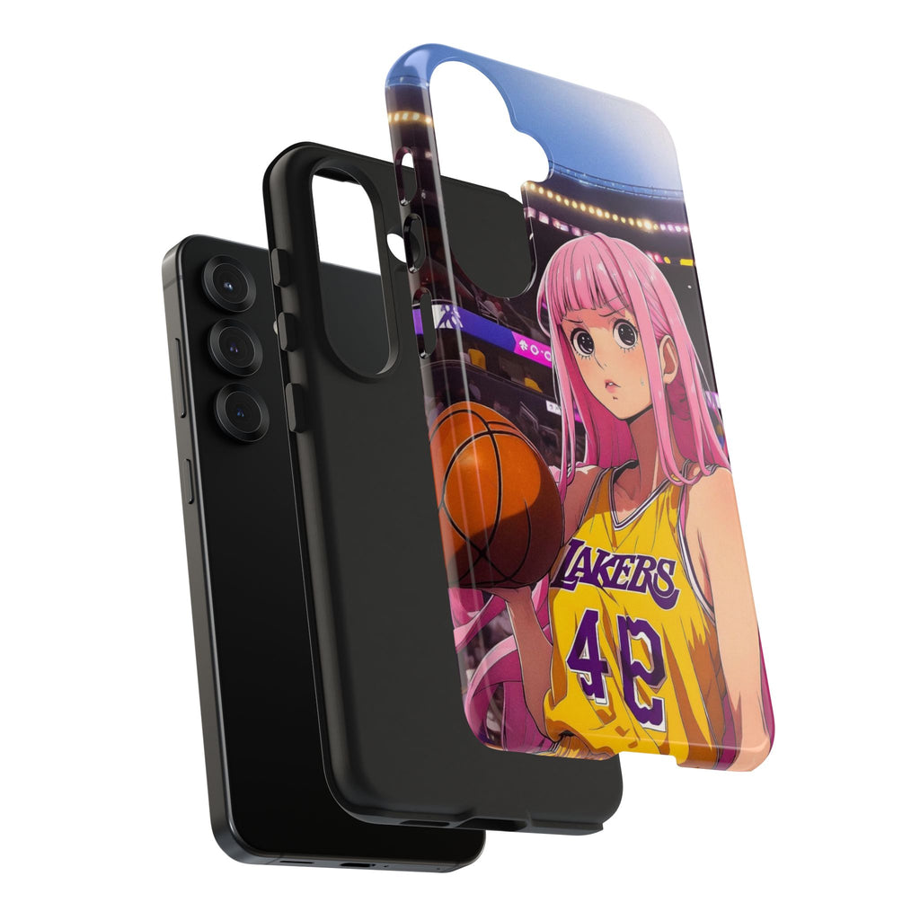 Sporty Anime Phone Cases - Tough Protection, Unique Basketball Design, Gift for Fans, Durable Soft Case, Perfect for Sports Lovers