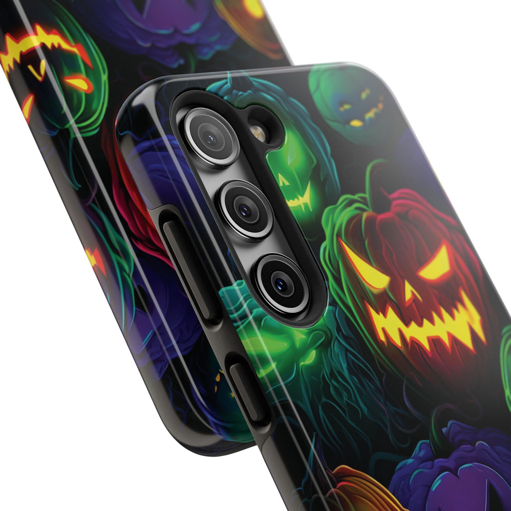 Halloween Pumpkin Phone Case, Spooky Fall Accessory, Tough Phone Cover, Halloween Gift, Pumpkin Decor