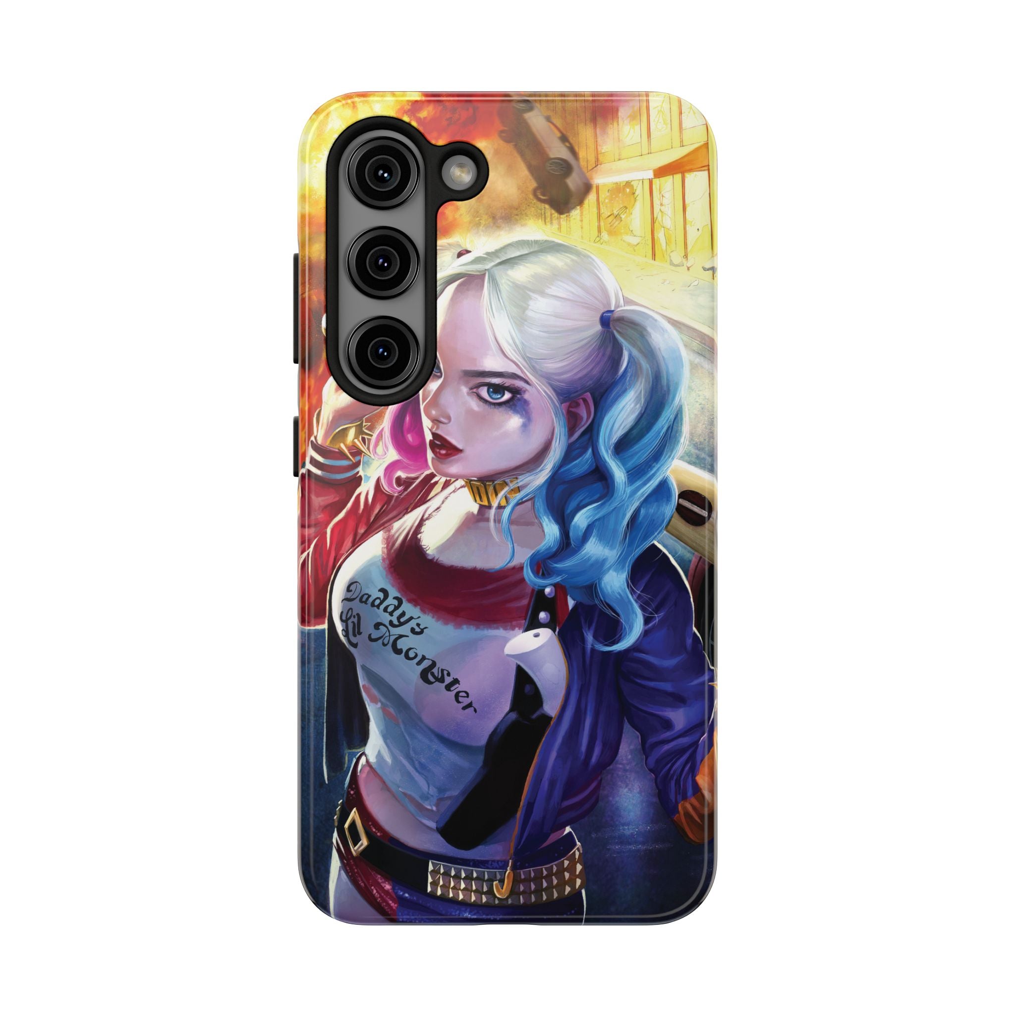 Harley Quinn Tough Phone Cases, Stylish Phone Protector for Women, Anime Style Mobile Cover, Unique Gift for Gamers, Pop Culture Accessories