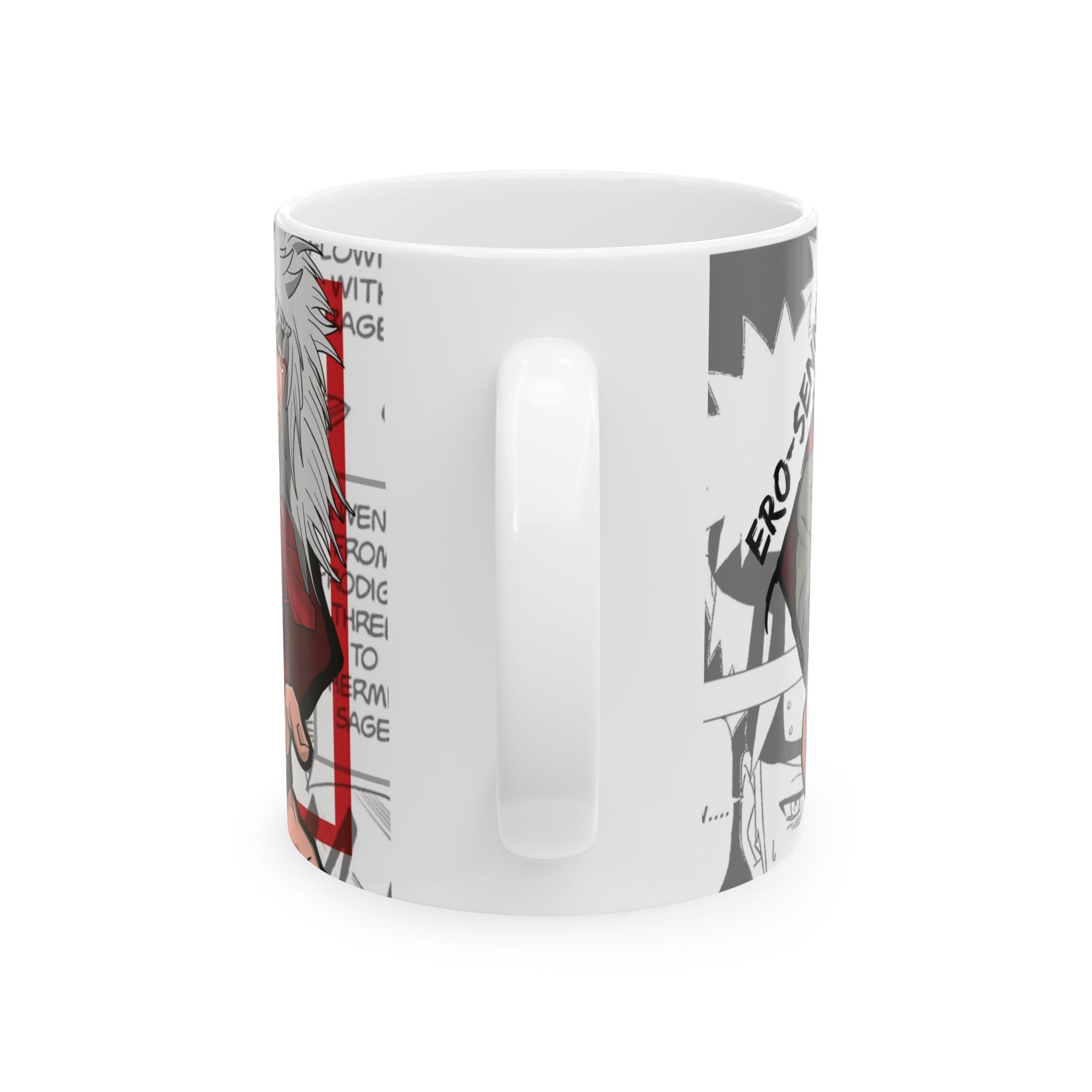 Anime Comic Panel Mug — Jiraiya 'Most Holy Hermit Sage' Design (11oz/15oz)
