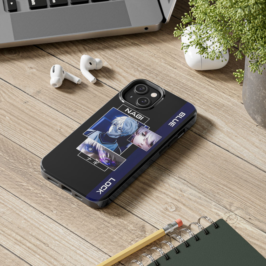 Stylish Tough Phone Cases - Anime Nagi Blue Lock Design, Anime Merchandise, Unique Phone Accessories, Gift for Fans, Durable Protection