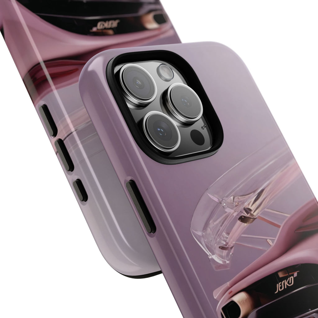 Pink Hyper Car Phone Case — Retro Automotive iPhone Cover