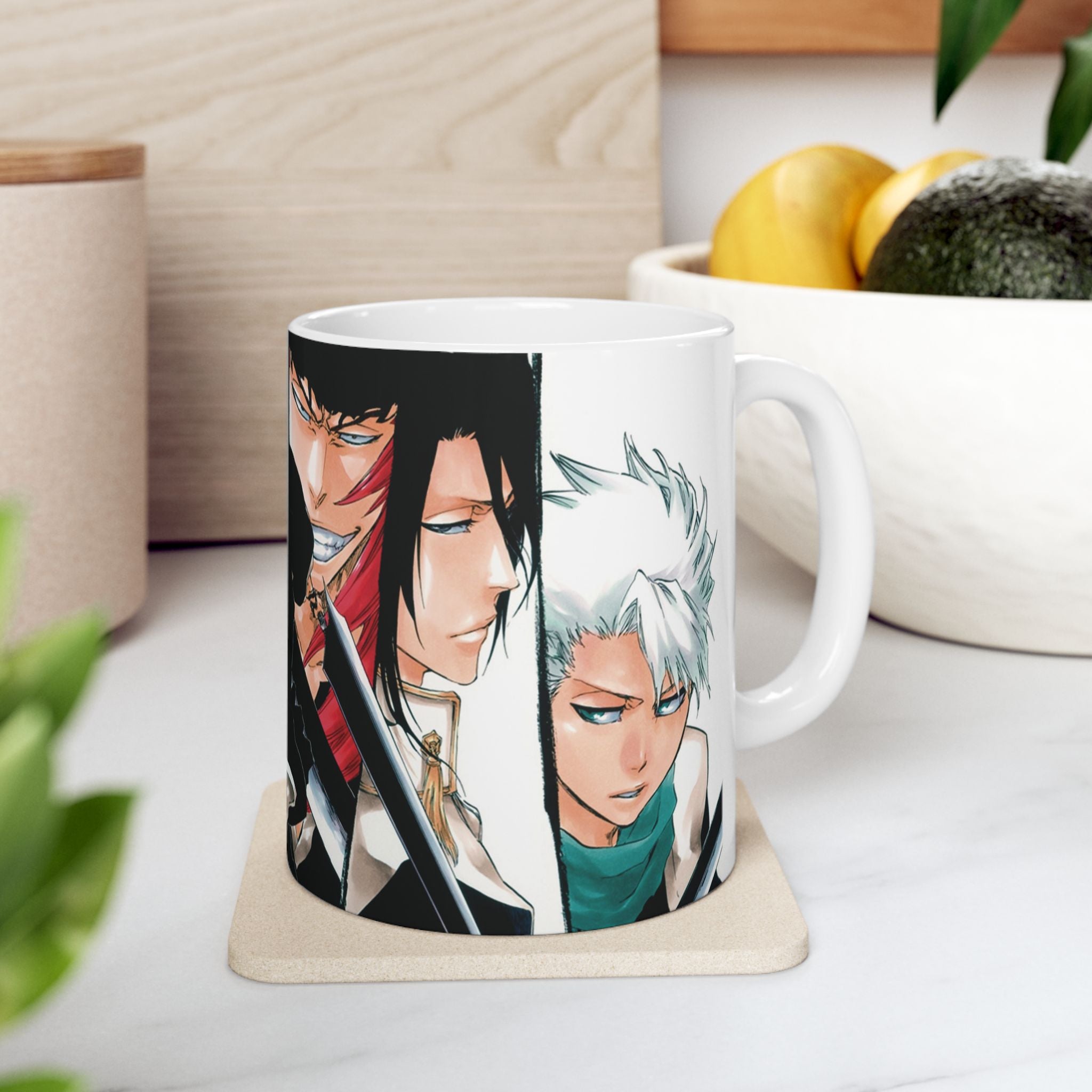 Anime Character Collage Ceramic Mug (11oz, 15oz)