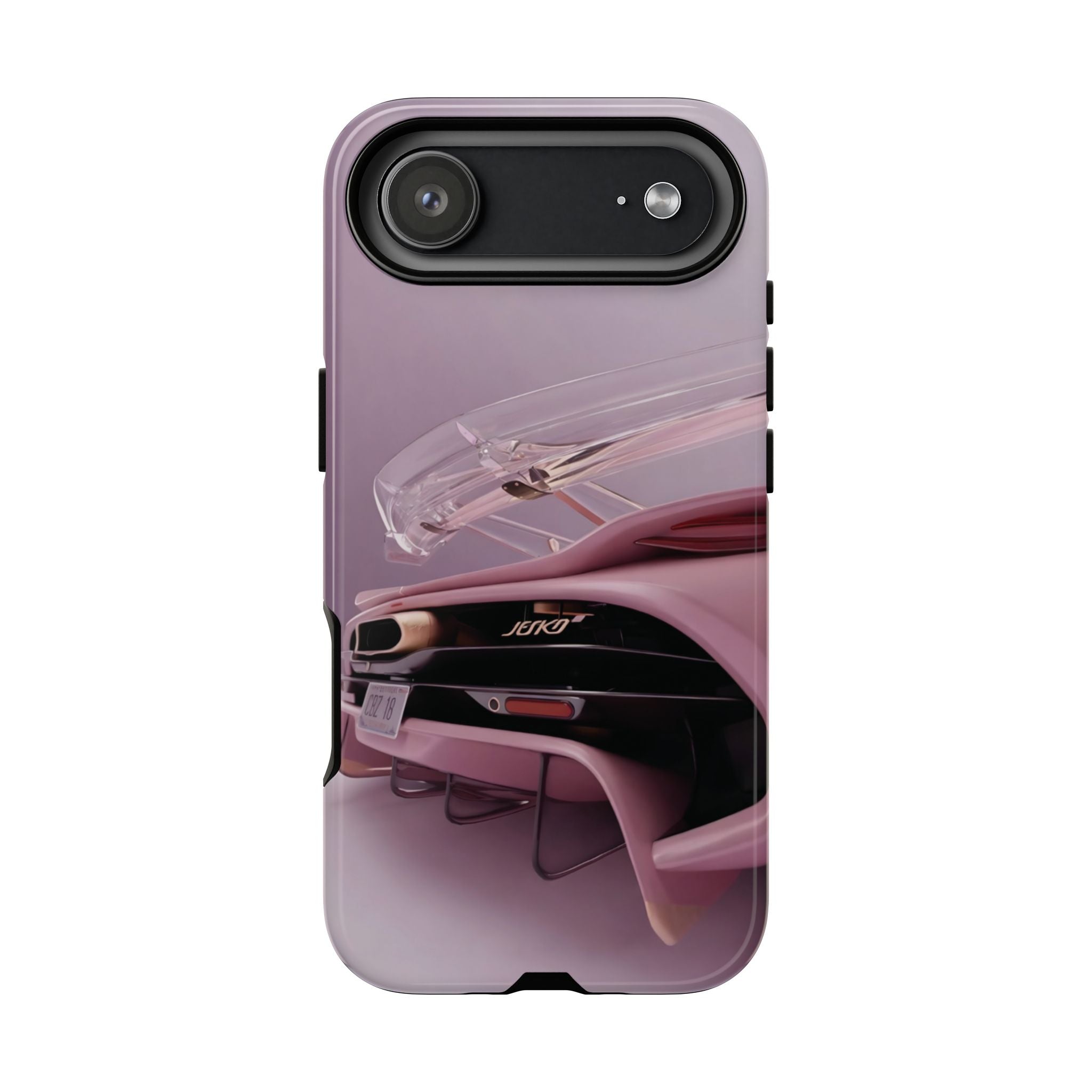 Pink Hyper Car Phone Case — Retro Automotive iPhone Cover