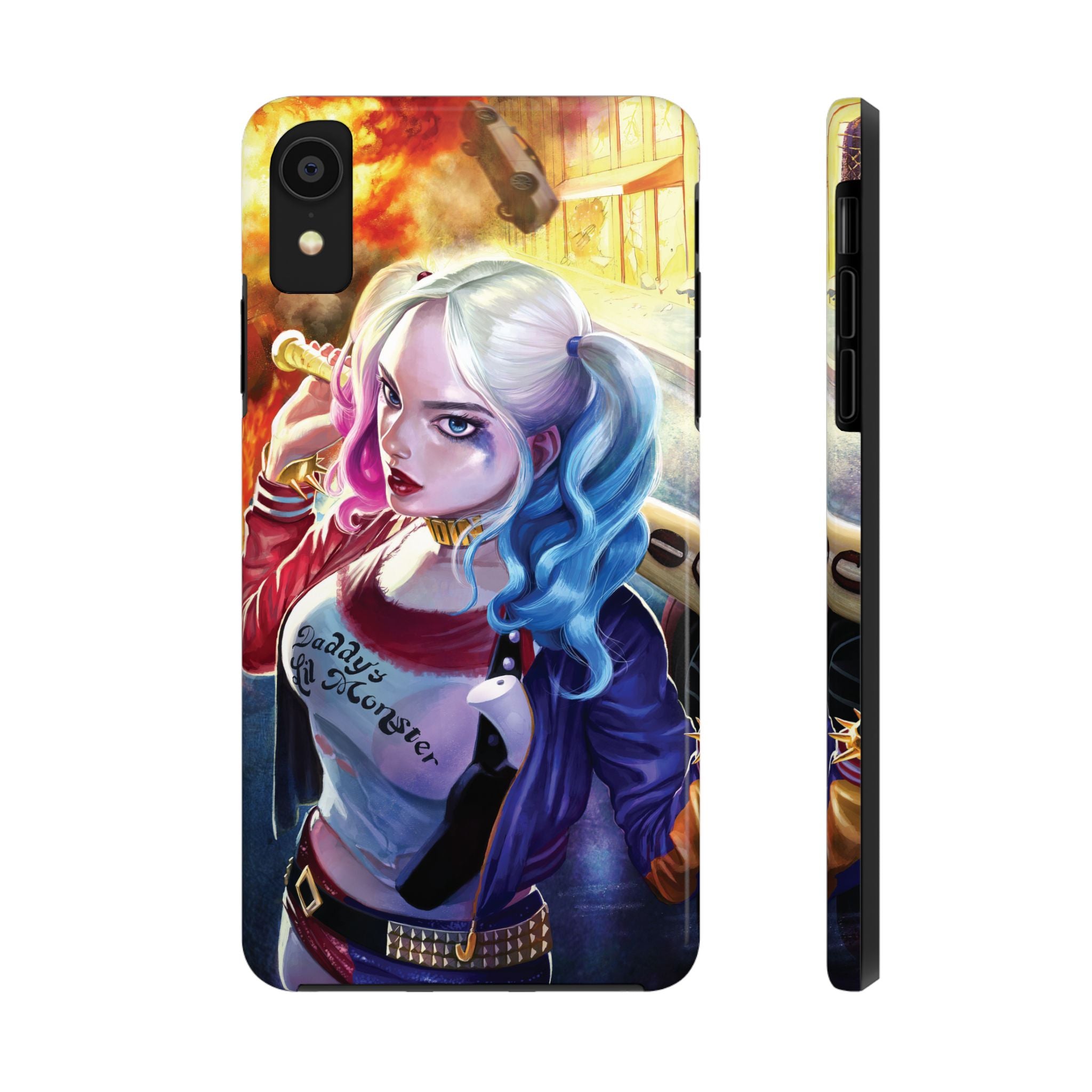 Harley Quinn Tough Phone Cases, Stylish Phone Protector for Women, Anime Style Mobile Cover, Unique Gift for Gamers, Pop Culture Accessories