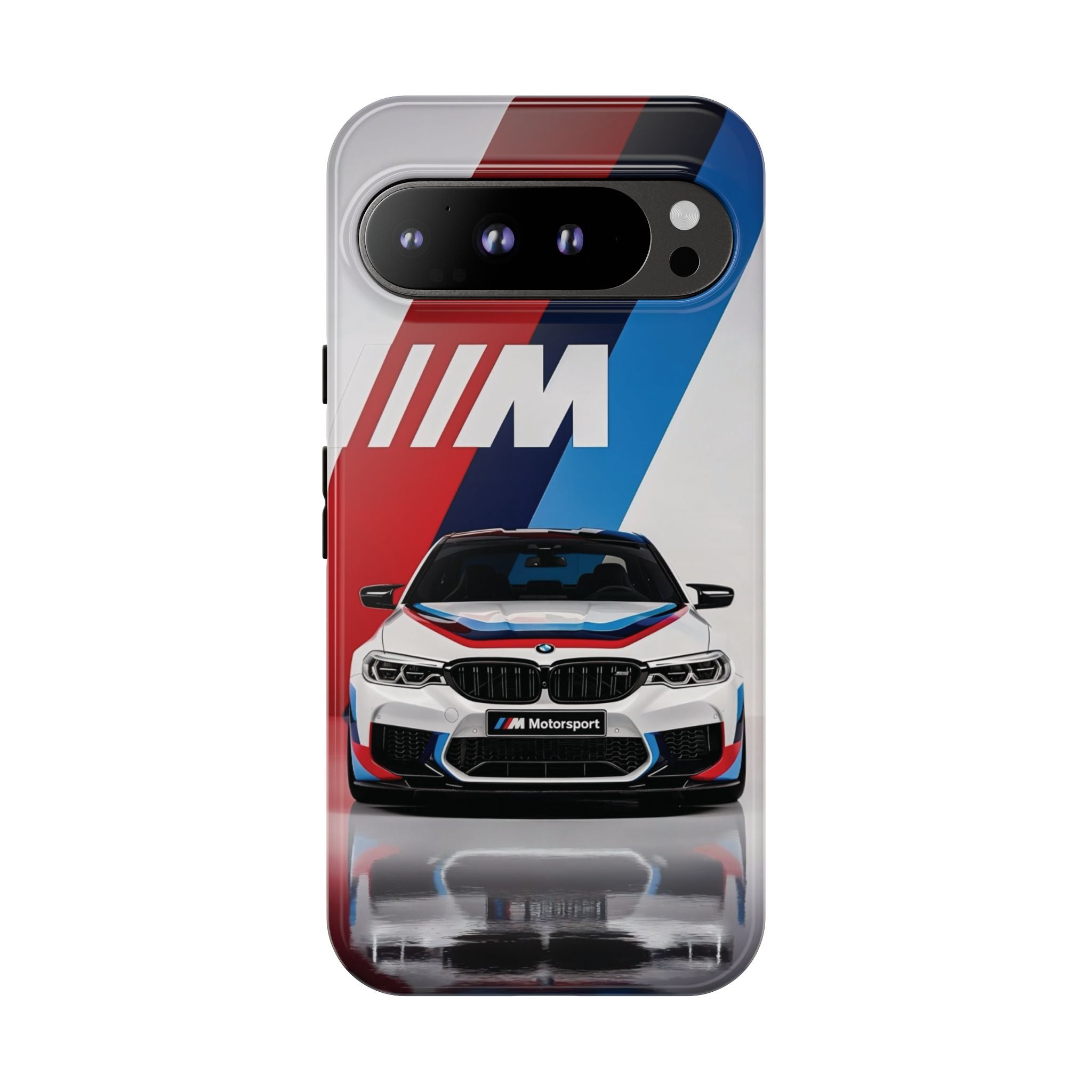 Racing Stripe Tough Phone Case — Motorsport Car Graphic