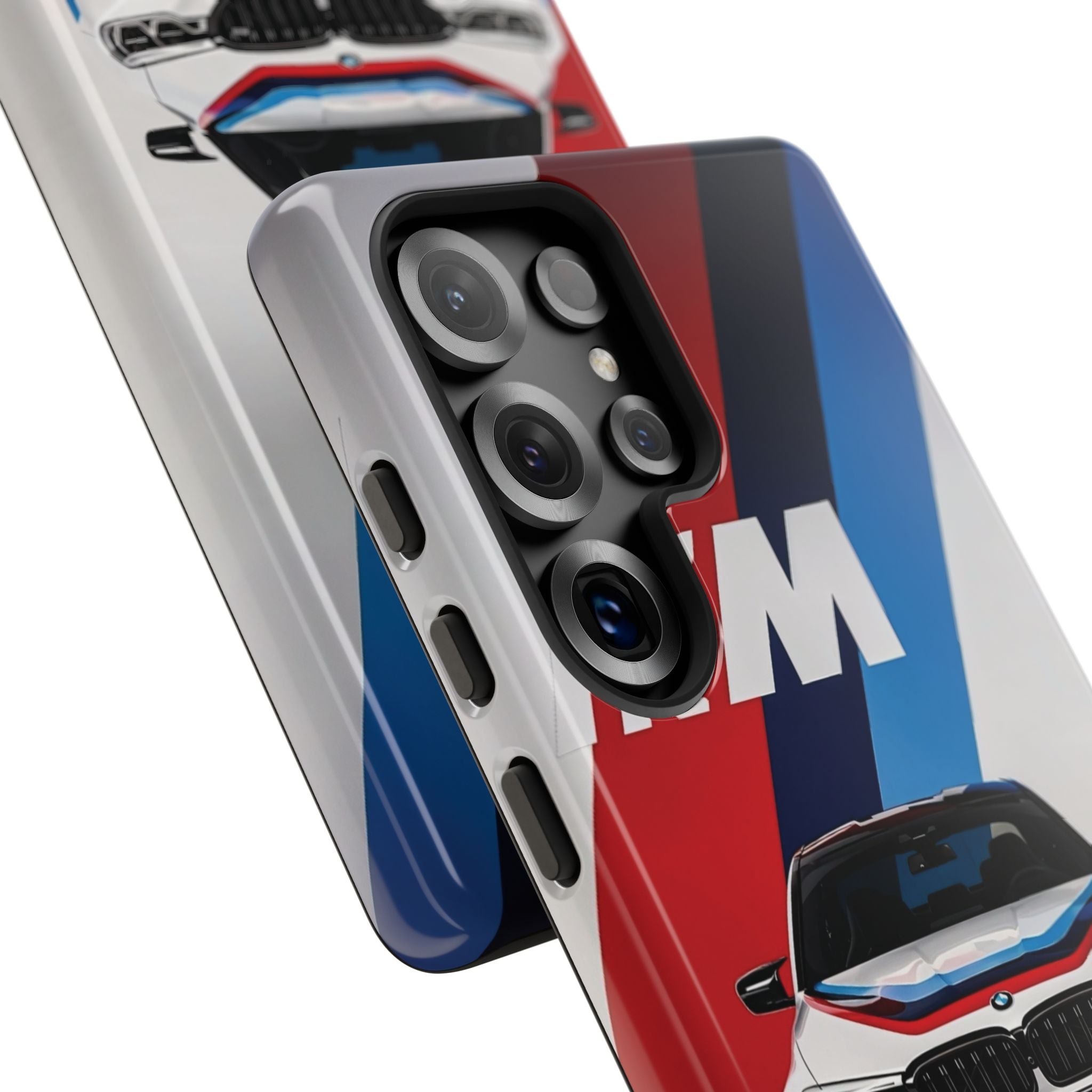 Racing Stripe Tough Phone Case — Motorsport Car Graphic