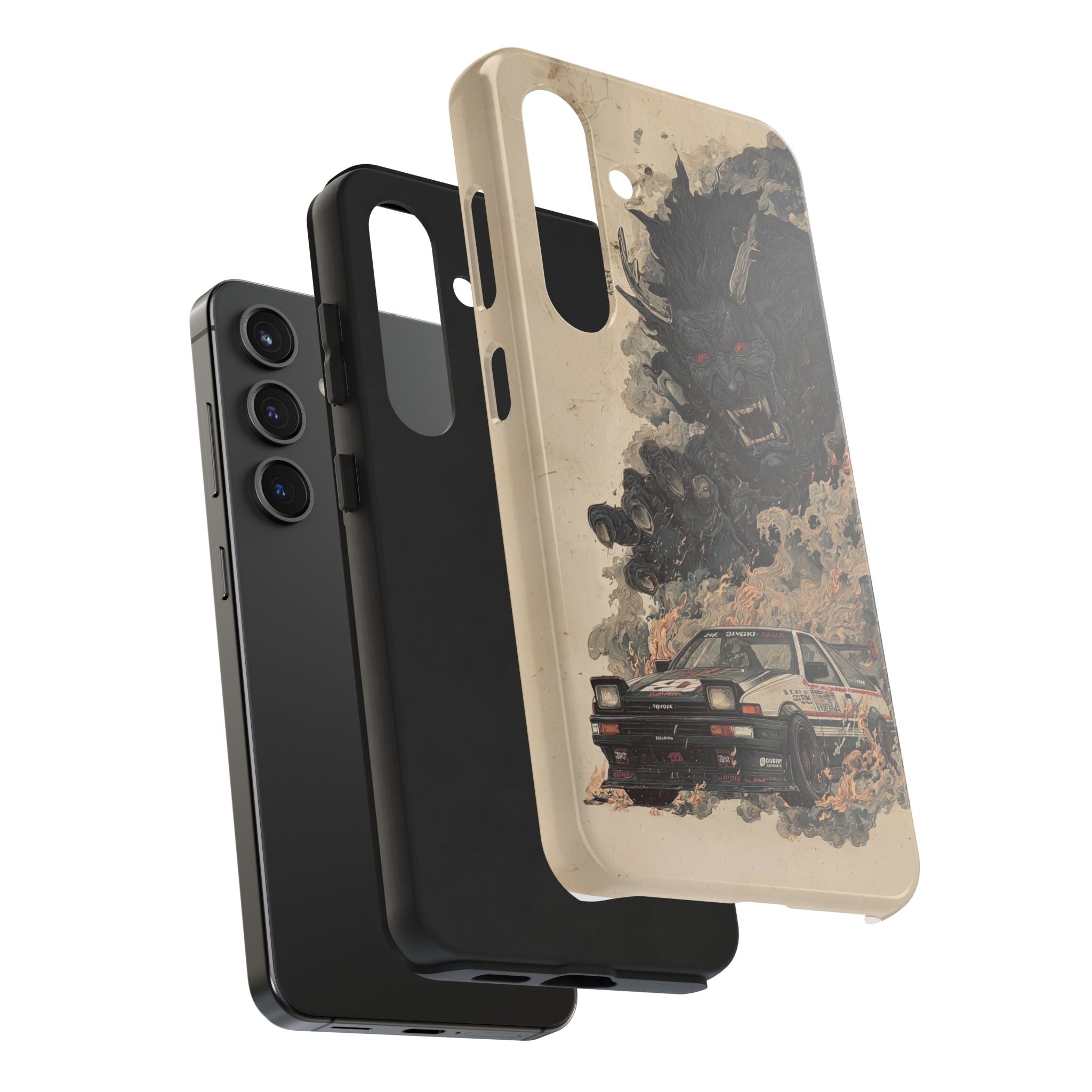 Demon Car Tough Phone Case - Unique Racing Protection