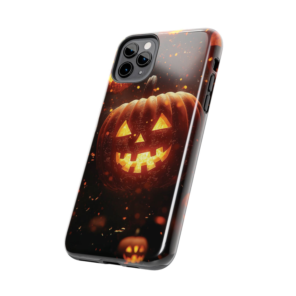 Halloween Pumpkin Tough Phone Cases, Spooky Mobile Covers, Fall Decor, Halloween Gift, Pumpkin Design, Halloween Accessories