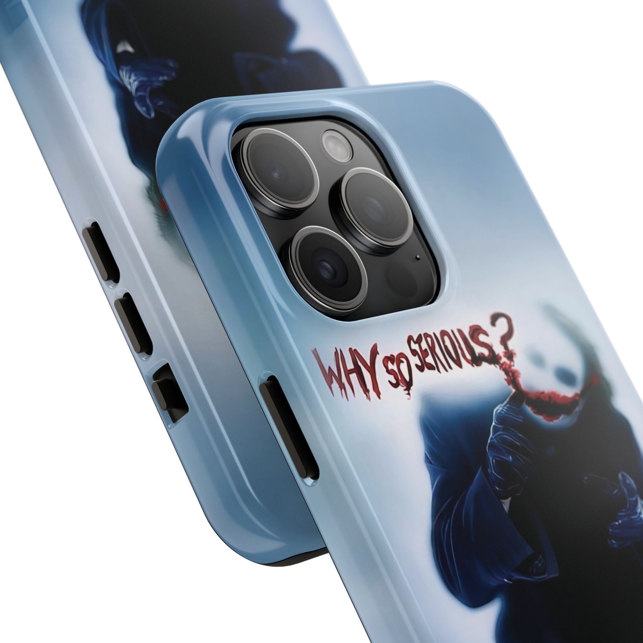 Tough Phone Cases, Dark Humor Phone Cover, Joker Inspired Case, Gifts for Movie Fans, Unique Phone Protector, Cool Accessories