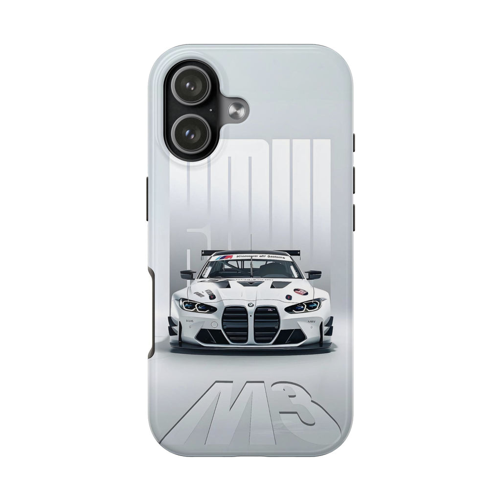 Race-Inspired Tough Phone Case for BMW M3 Fans