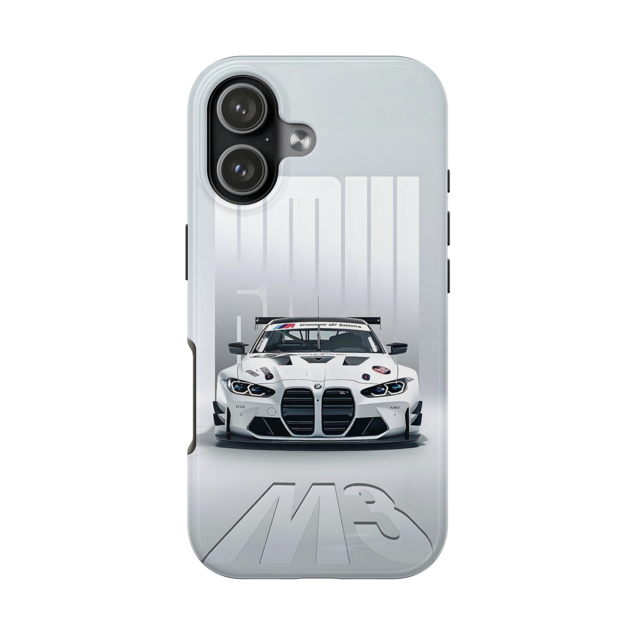 Race-Inspired Tough Phone Case for BMW M3 Fans