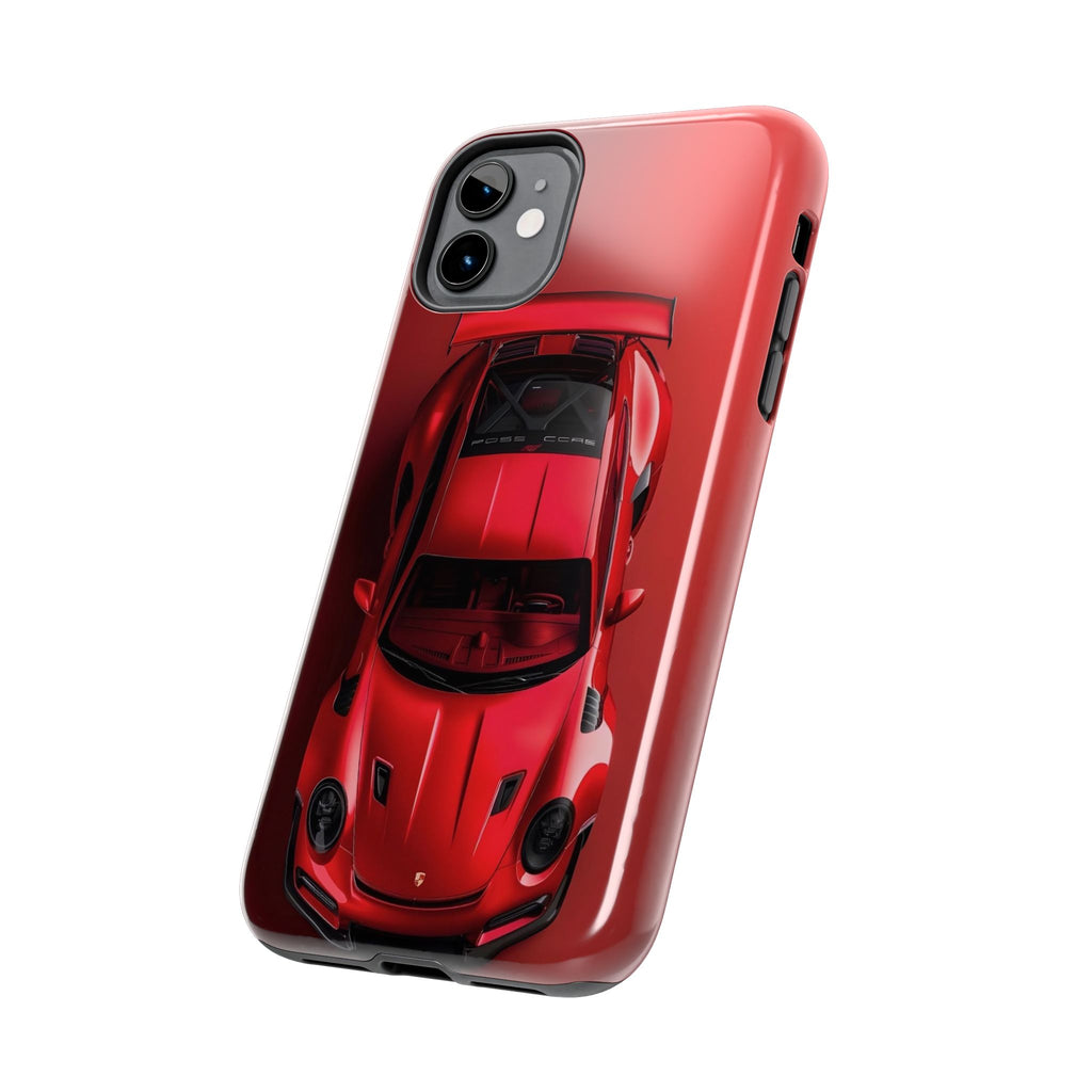 Sleek Sports Car Phone Cases for Automotive Enthusiasts, Durable Phone Covers, Car Lover Gifts, Stylish Tech Accessories, Red Racing Design